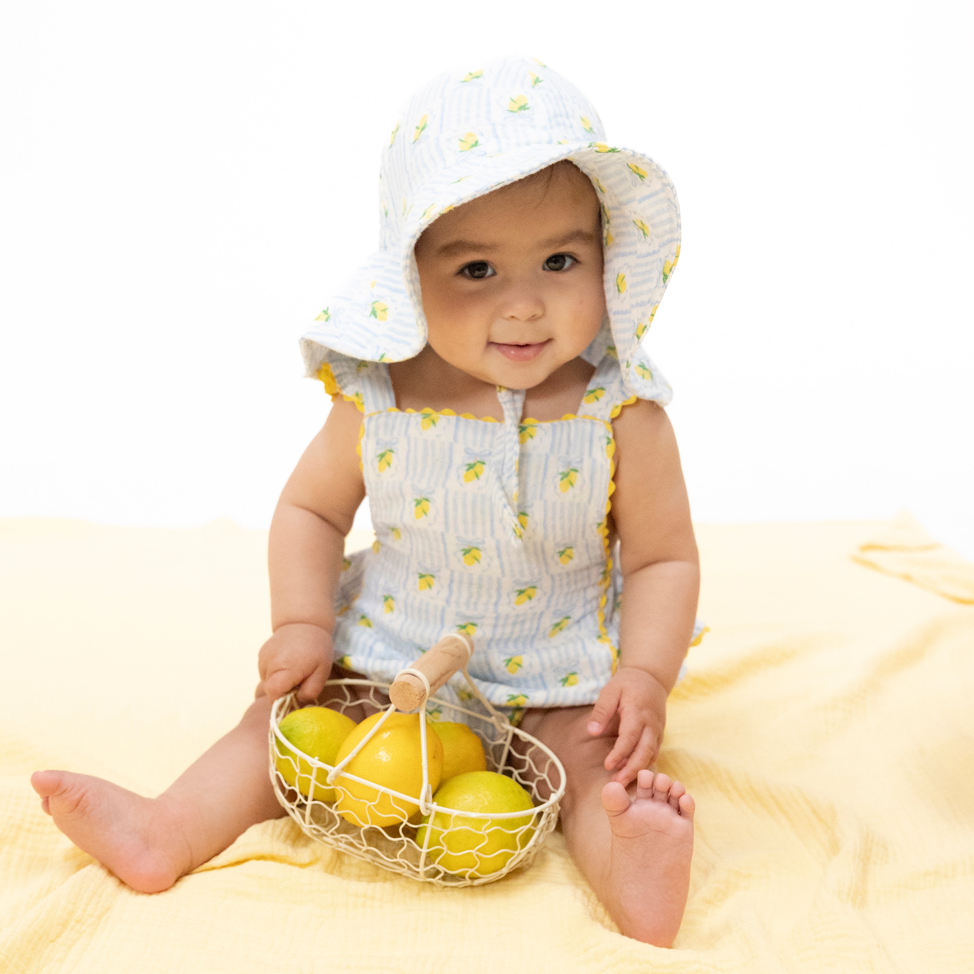 Lovely Lemons - Ric Rac Ruffle Sunsuit