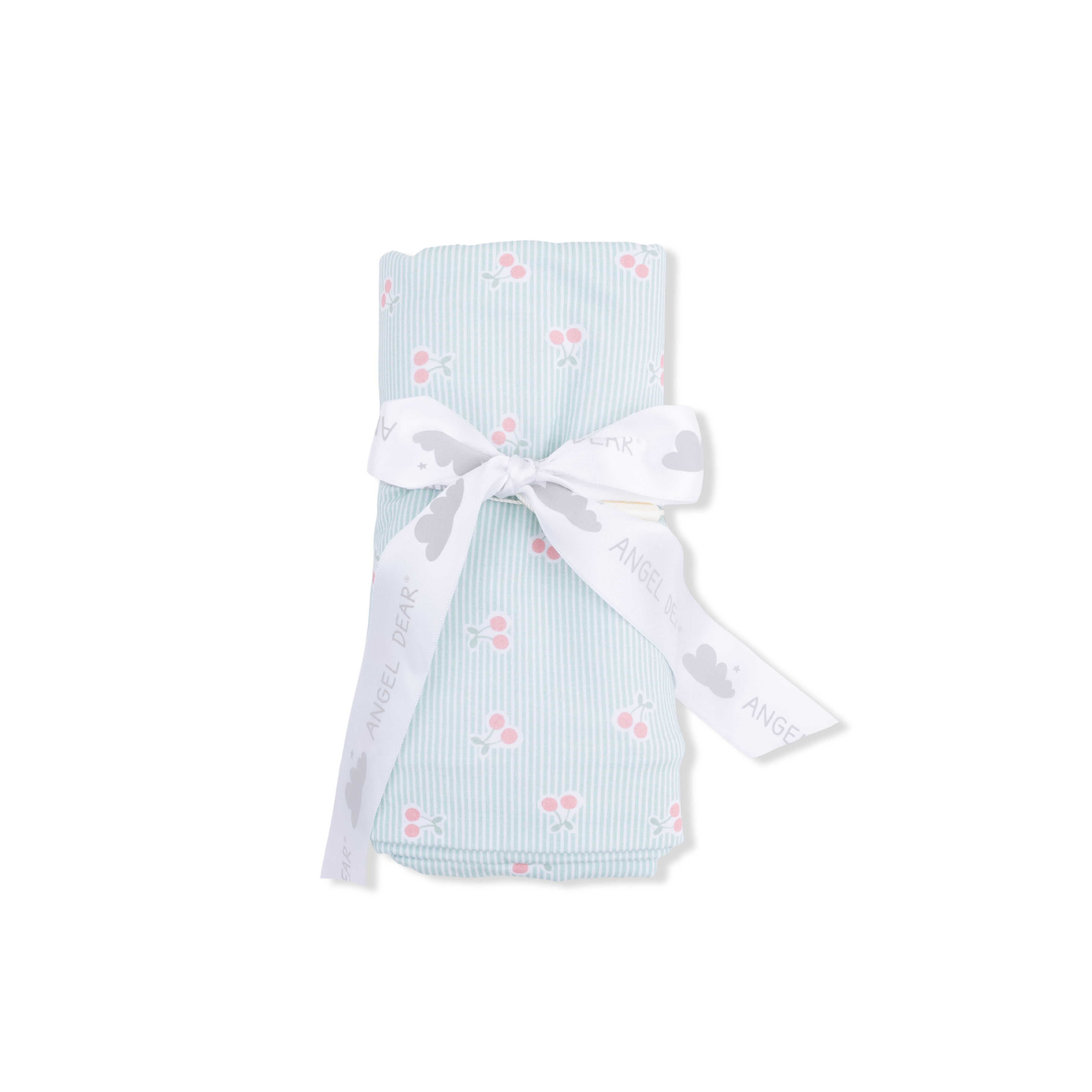 Tiny Cherry Stripe - Swaddle Blanket