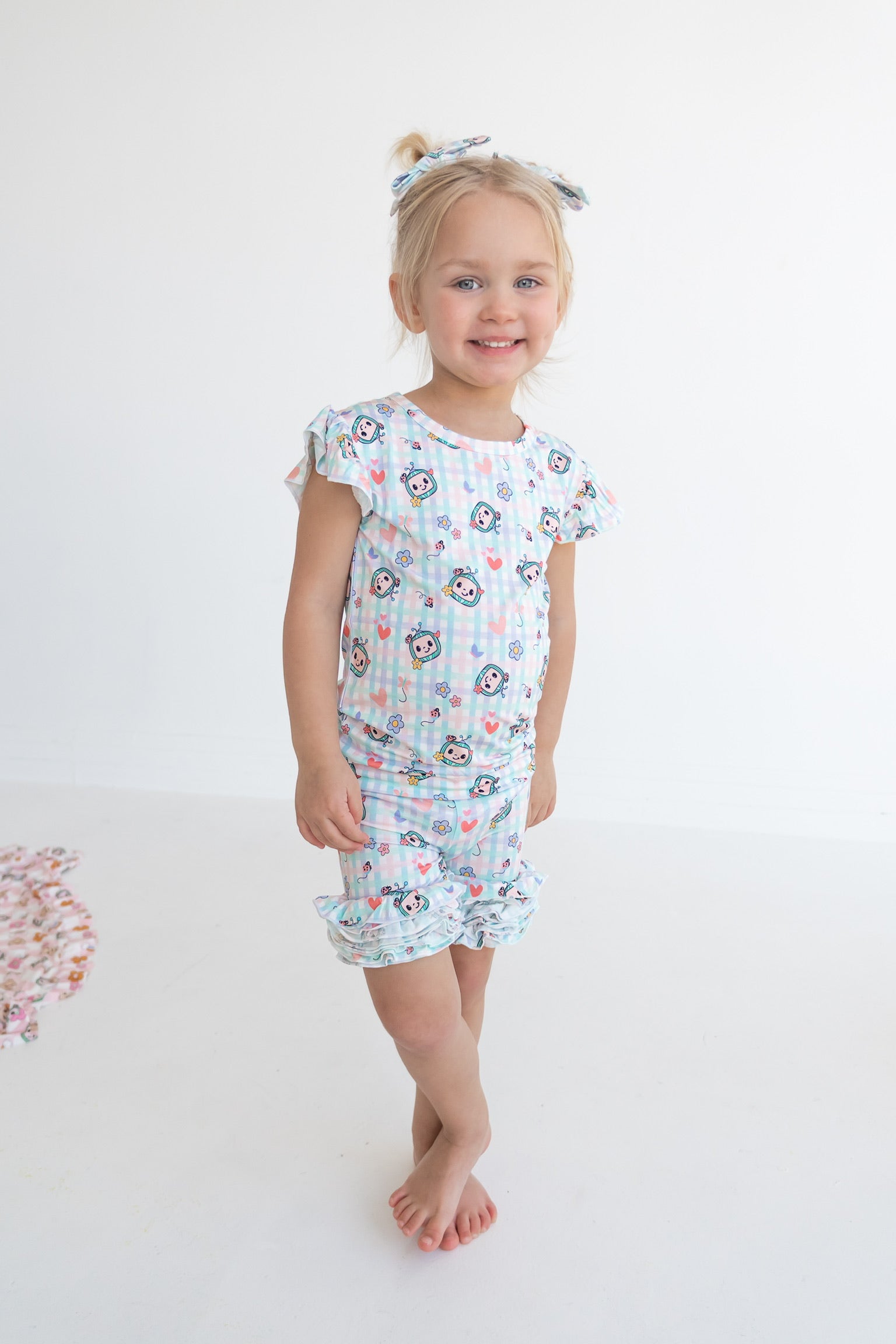 Dream Big Little Co X Cocomelon Springtime Melon Dream Cap Seeve Top