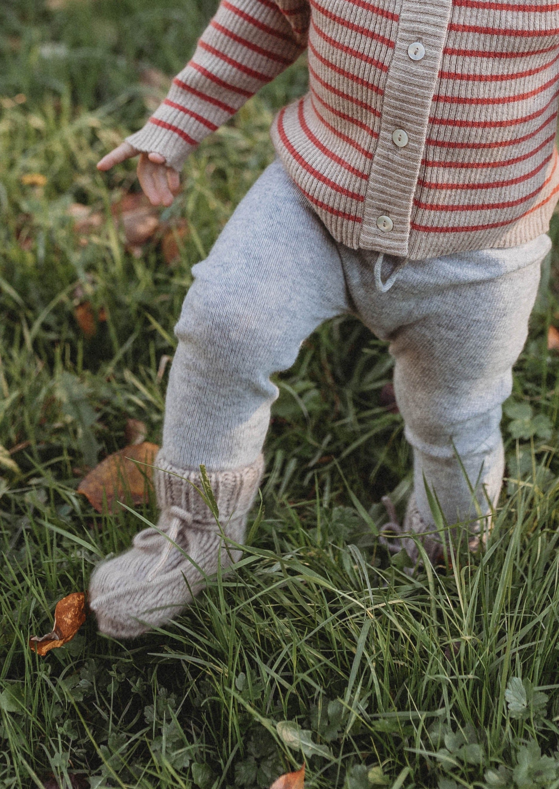 Cashmere Booties | Gray