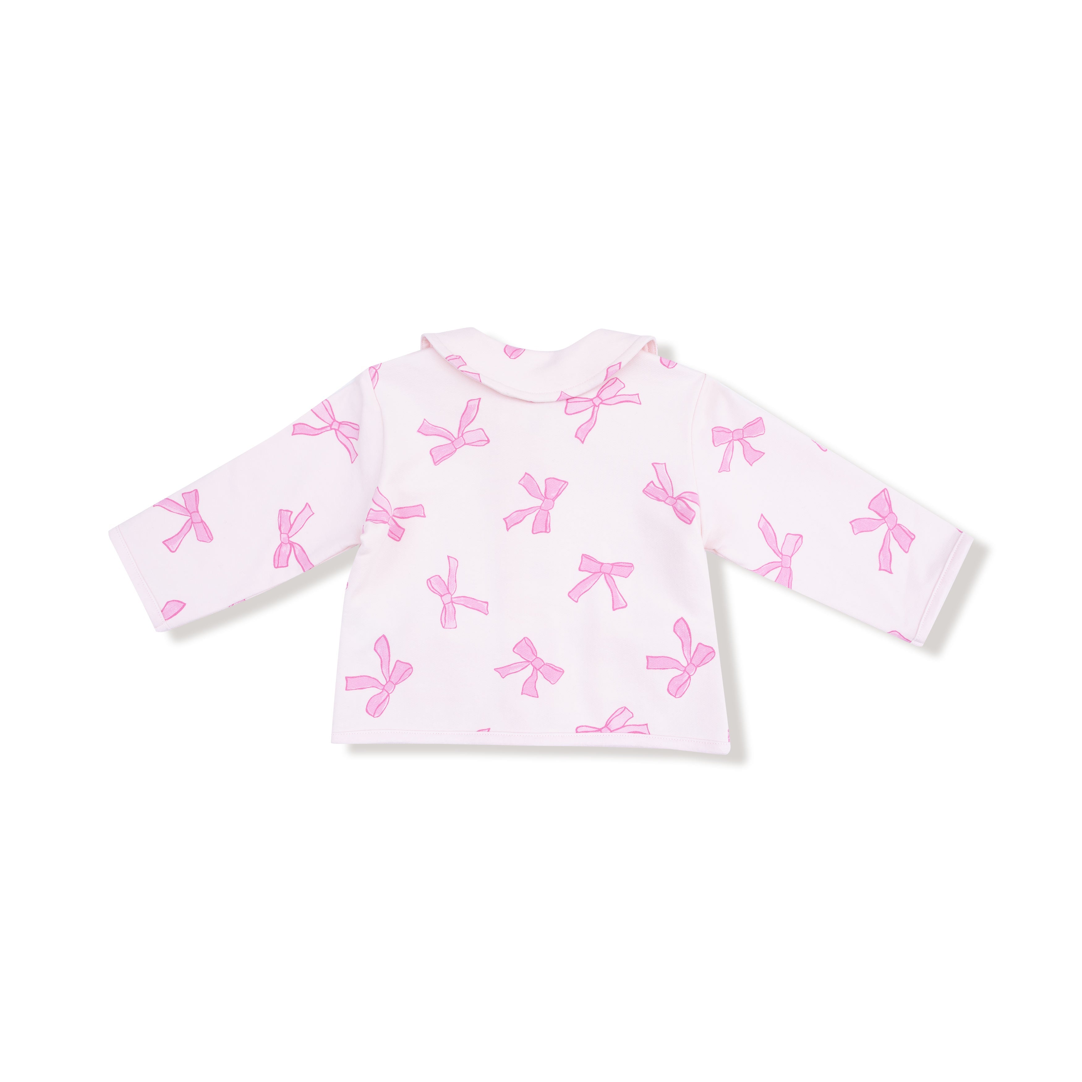 Tweed Style Jacket With Bow Pockets