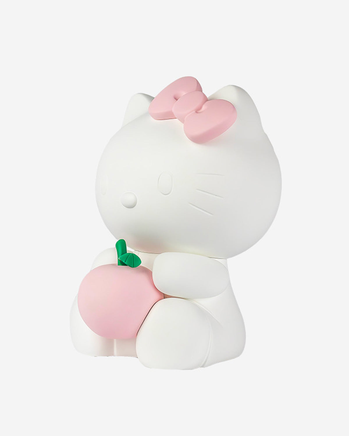 Hello Kitty Apple Matt White With Pastel Pink Apple 10in