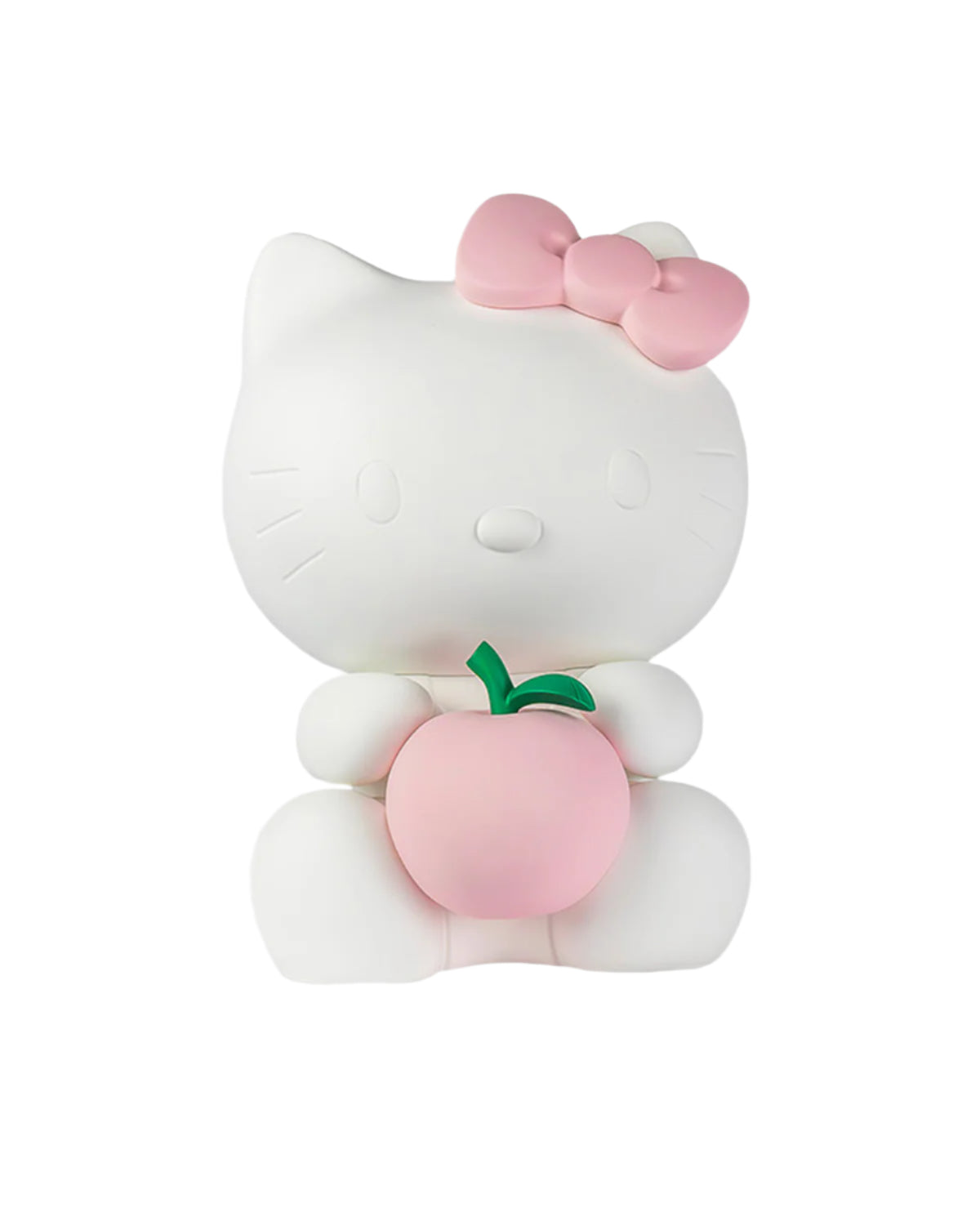 Hello Kitty Apple Matt White With Pastel Pink Apple 10in