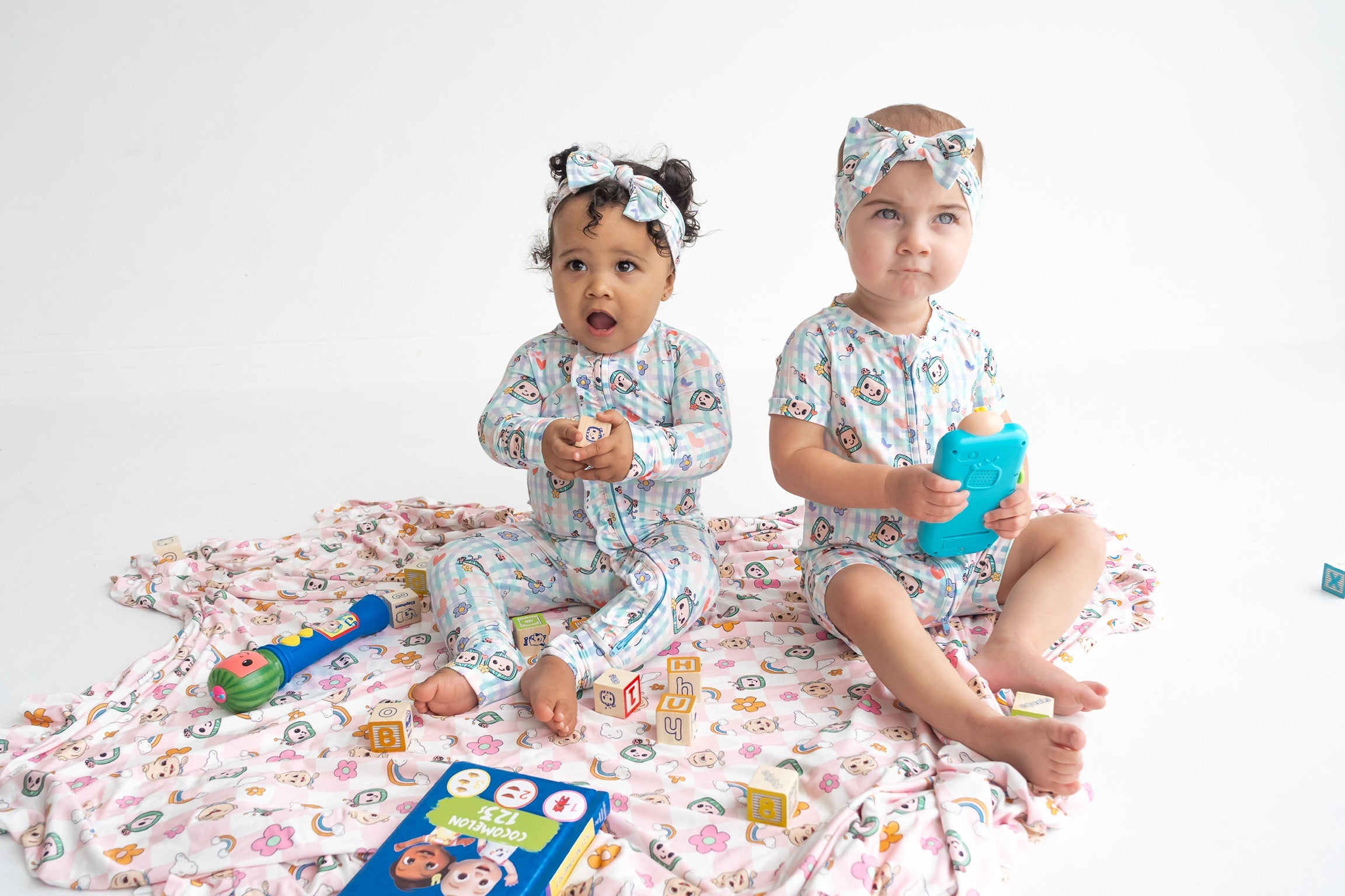 Dream Big Little Co X Cocomelon Springtime Melon Dream Ruffle Romper