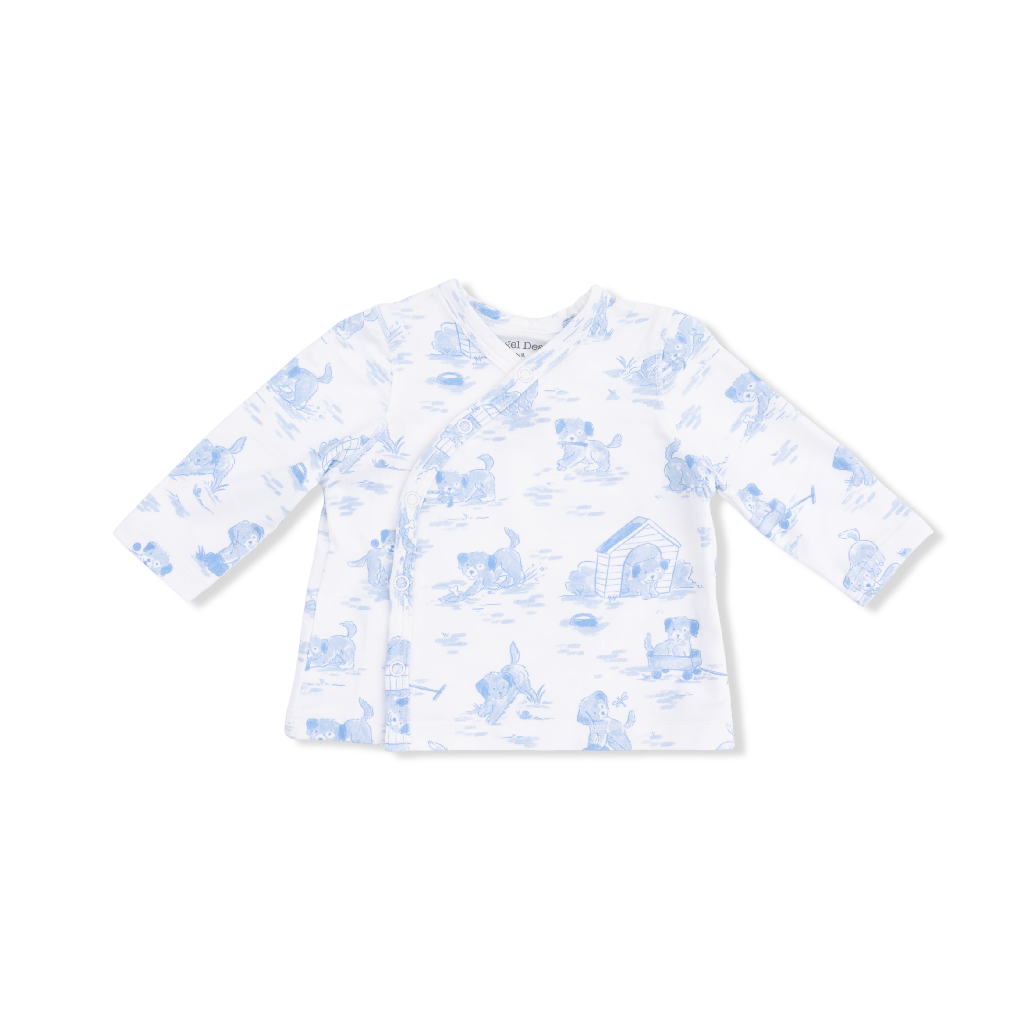 Puppy Toile Blue - Take Me Home Set With Convertible Pant