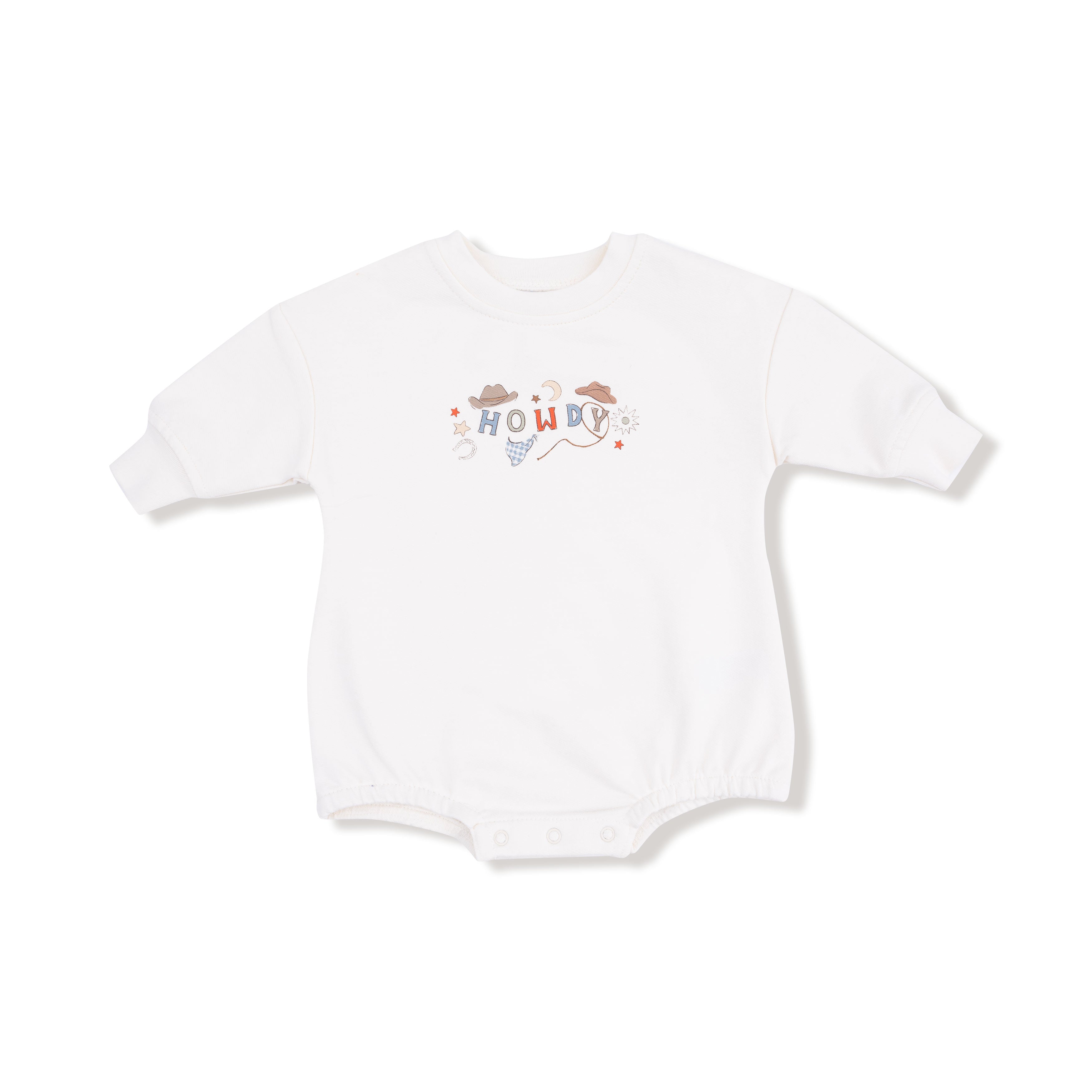 Sweatshirt Bubble With Howdy Silk Screen