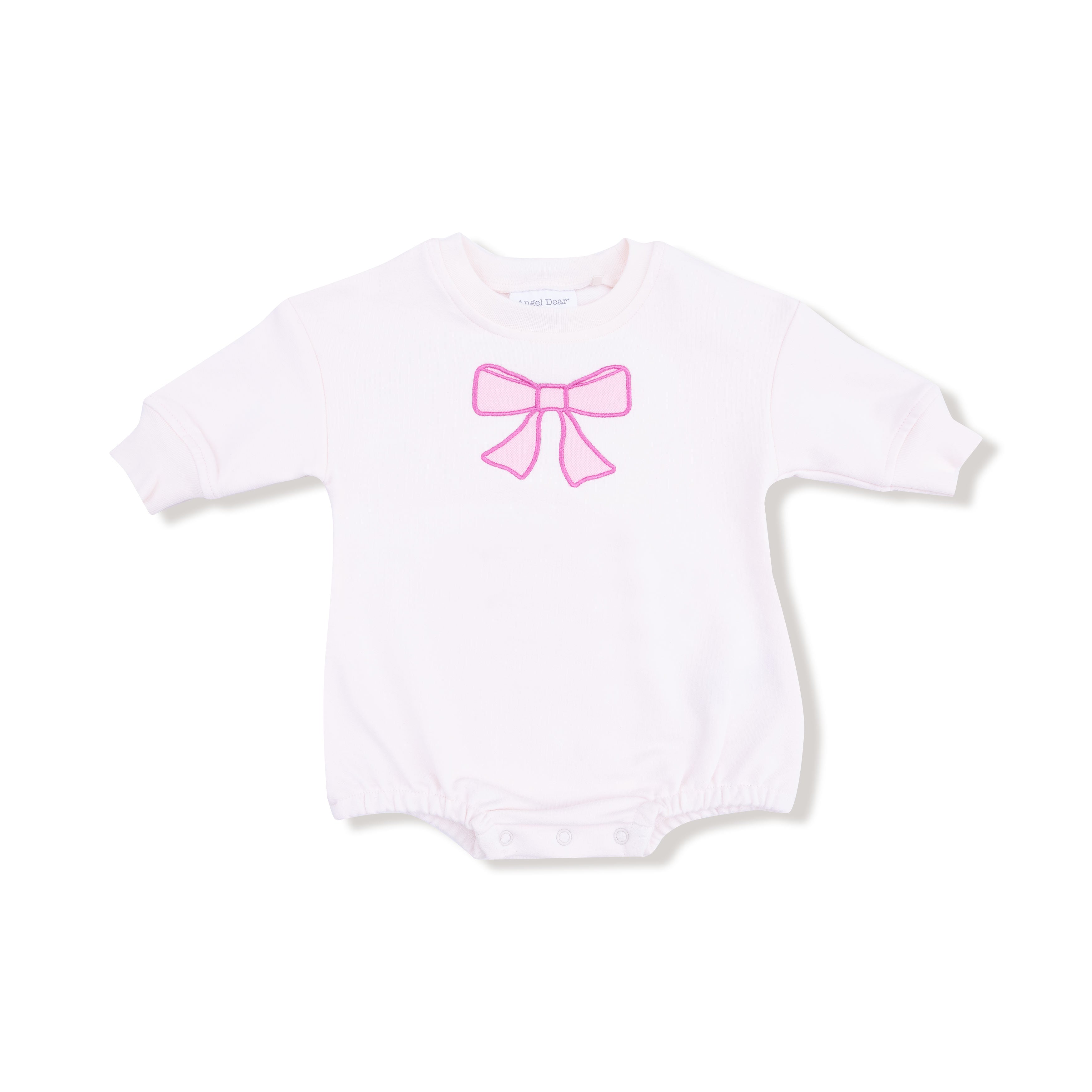 Sweatshirt Bubble With Bow Applique