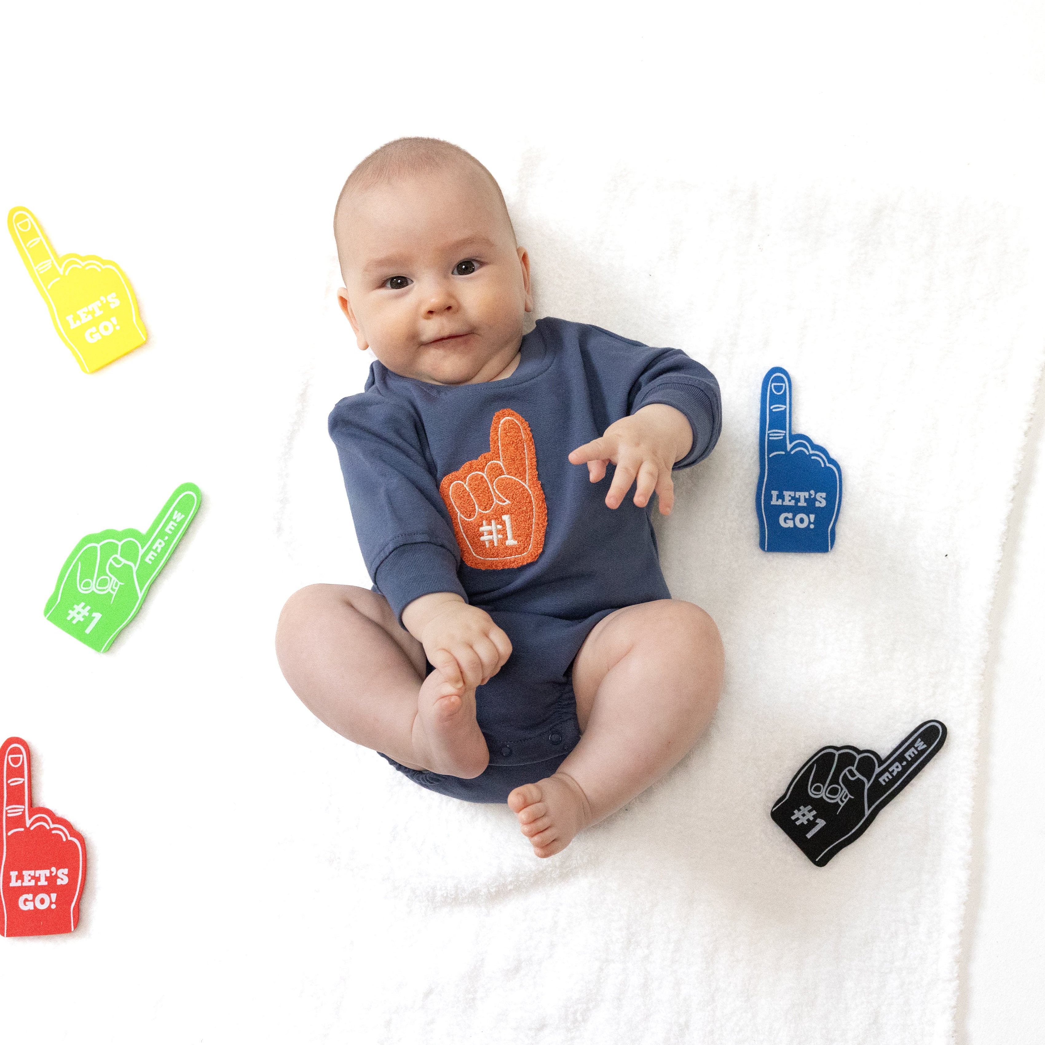 Sweatshirt Bubble With #1 Patch