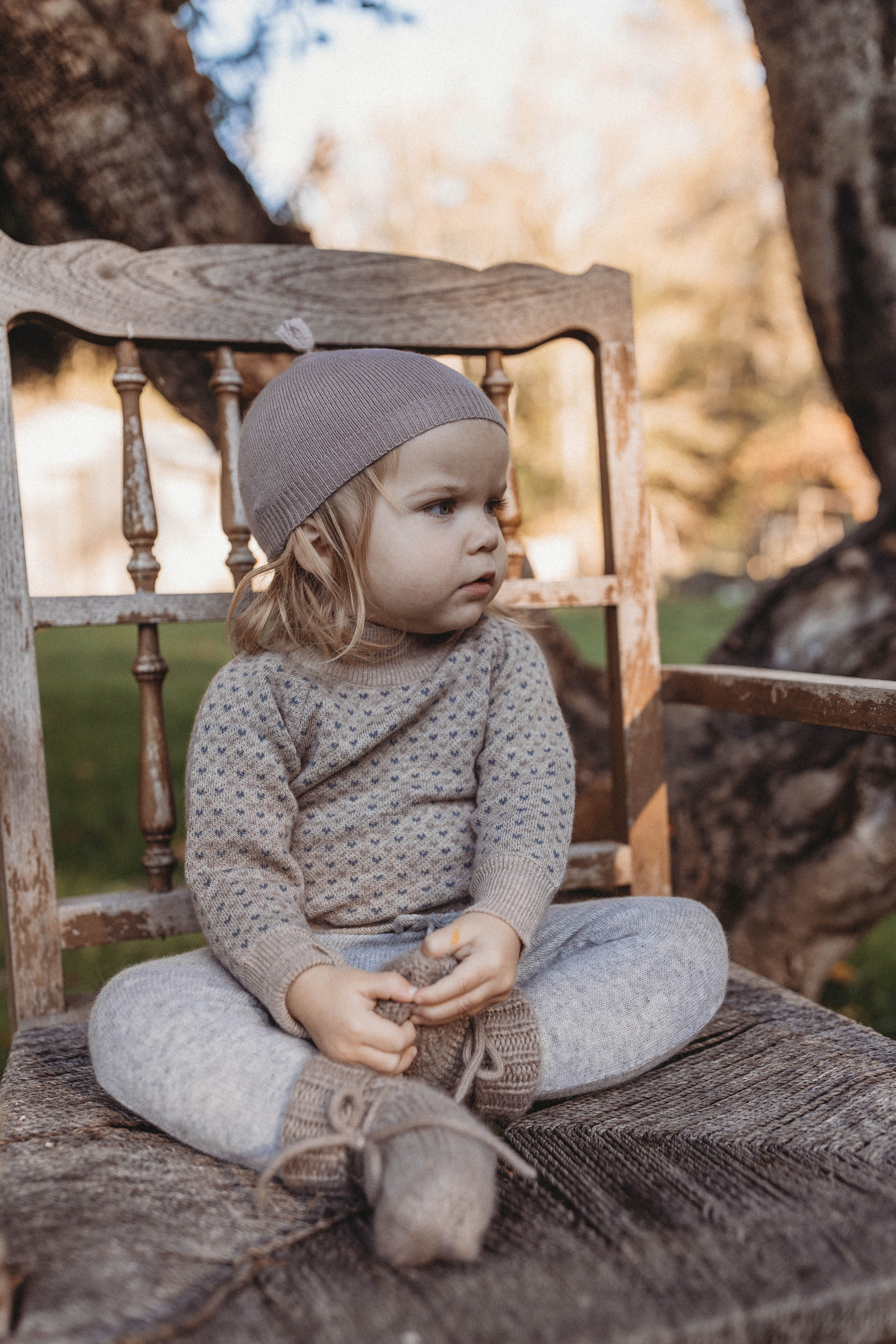 Cashmere Footless Leggings | Grey Dawn