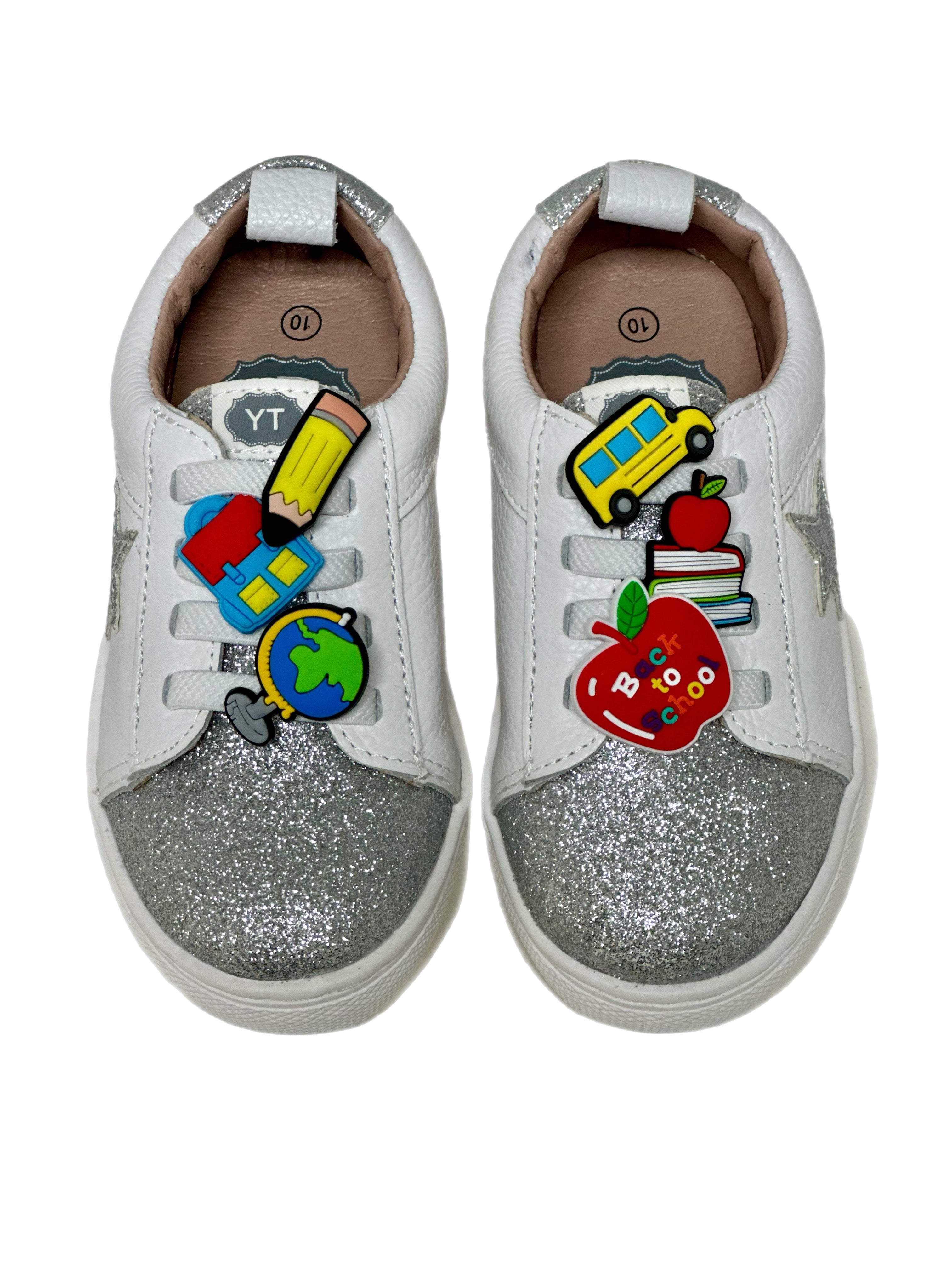 School Shoe Clips - Set Of 6