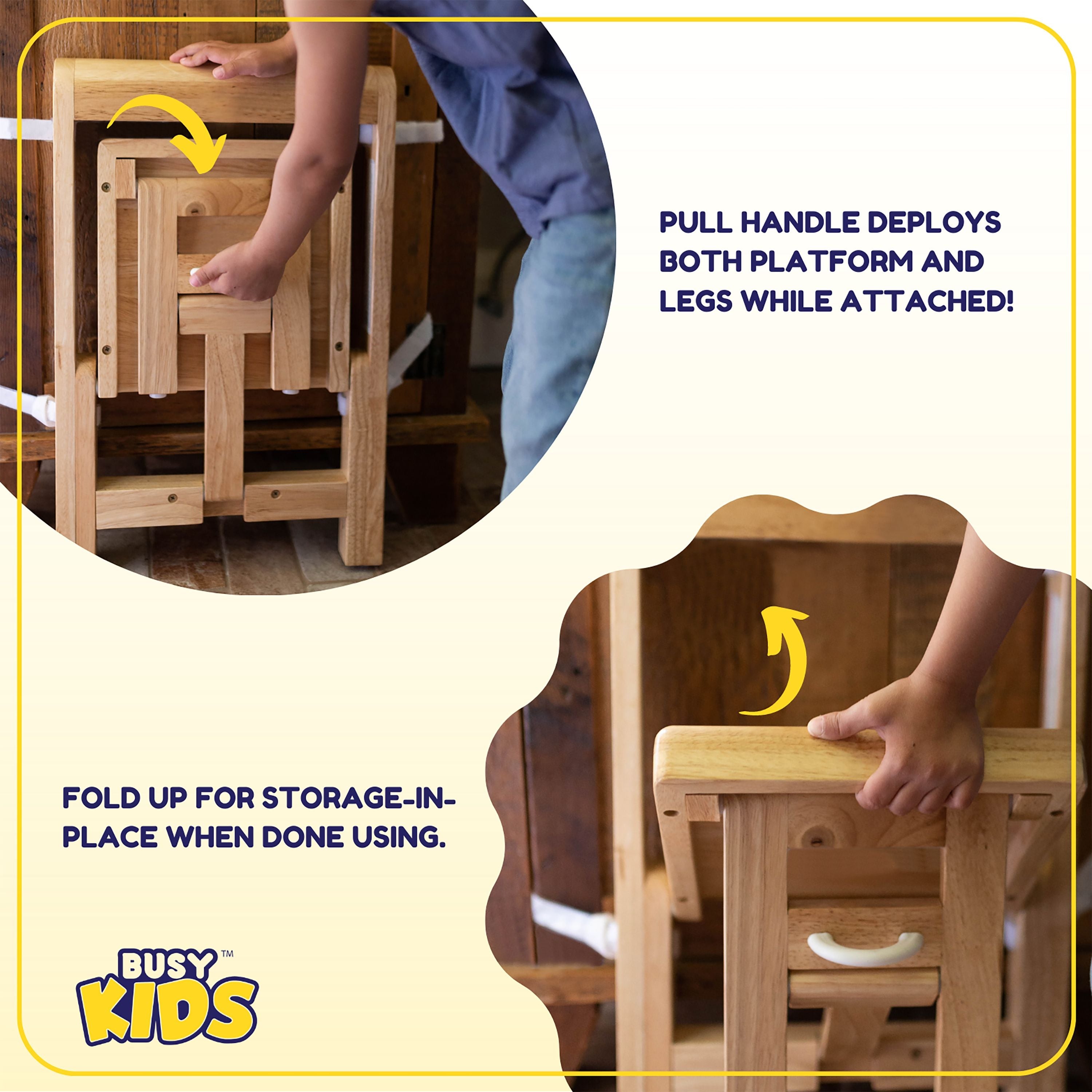 Busy Kids Fold 'n Store Step Stool