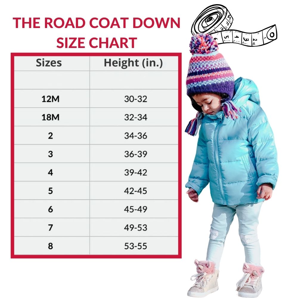 Car Seat Coat | The Road Coat Down - Aqua