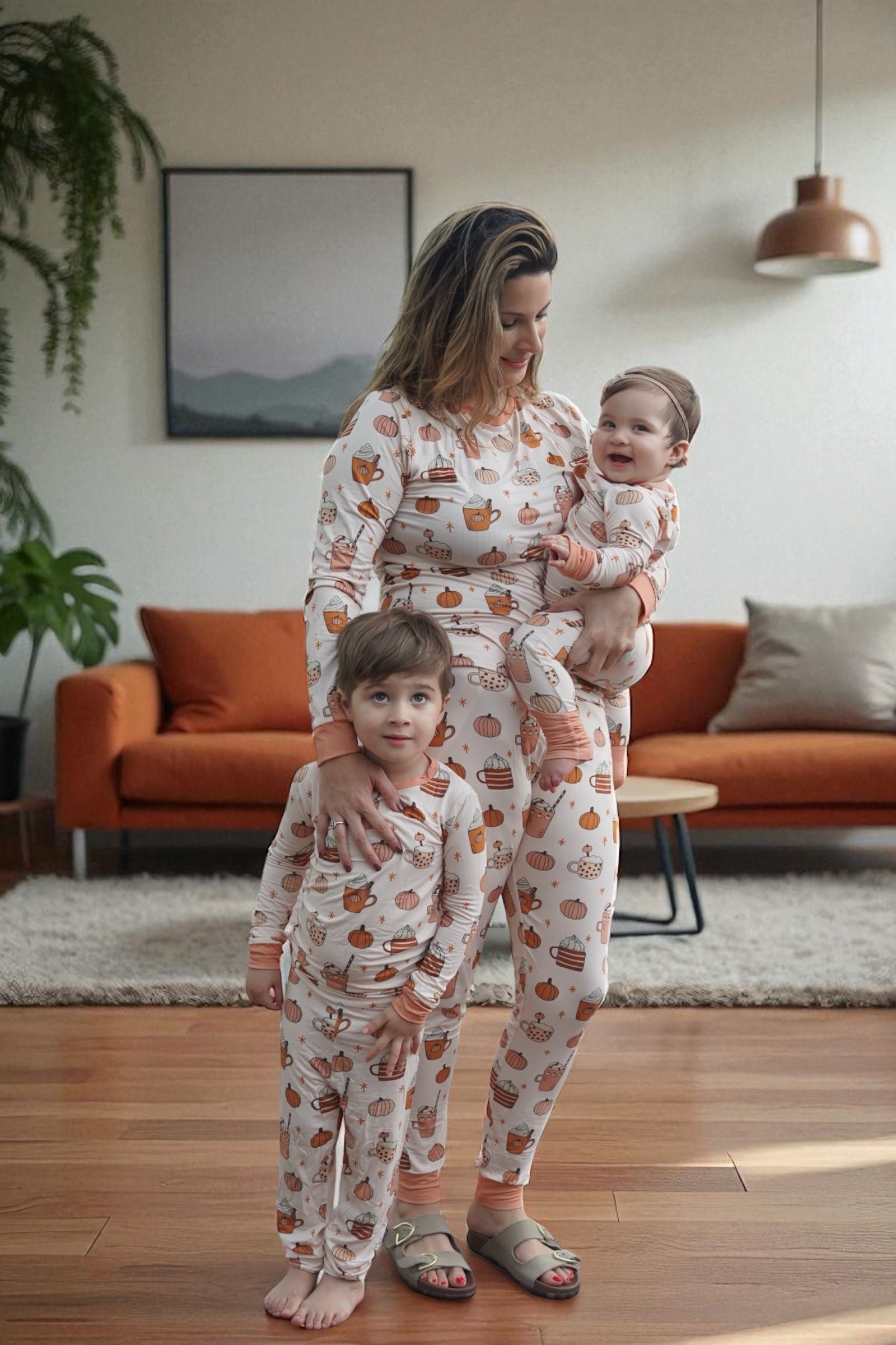 Pumpkin Spice (convertible Zip Footies)