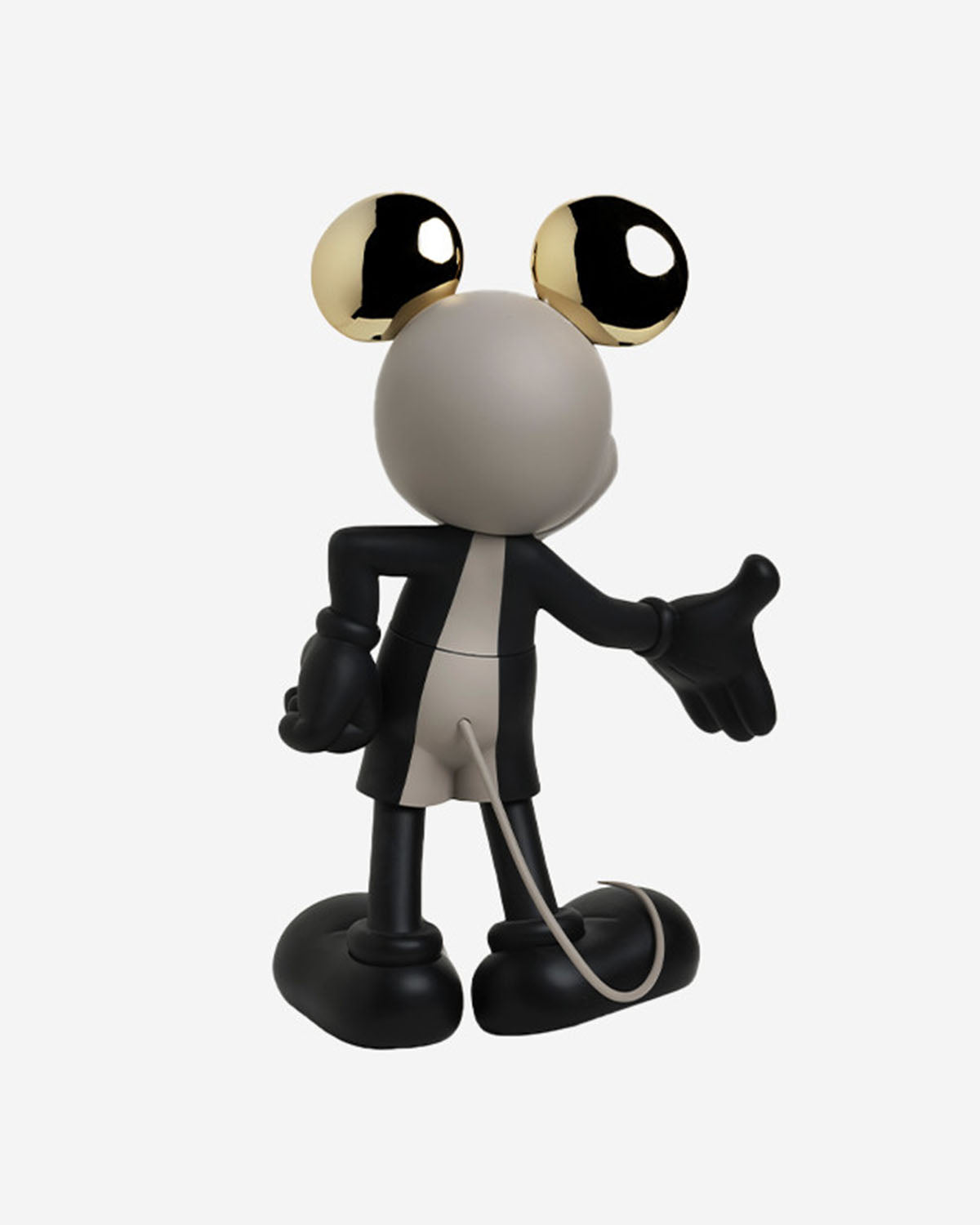 Mickey Mouse Hoppen Taupe, Black & Gold 12in