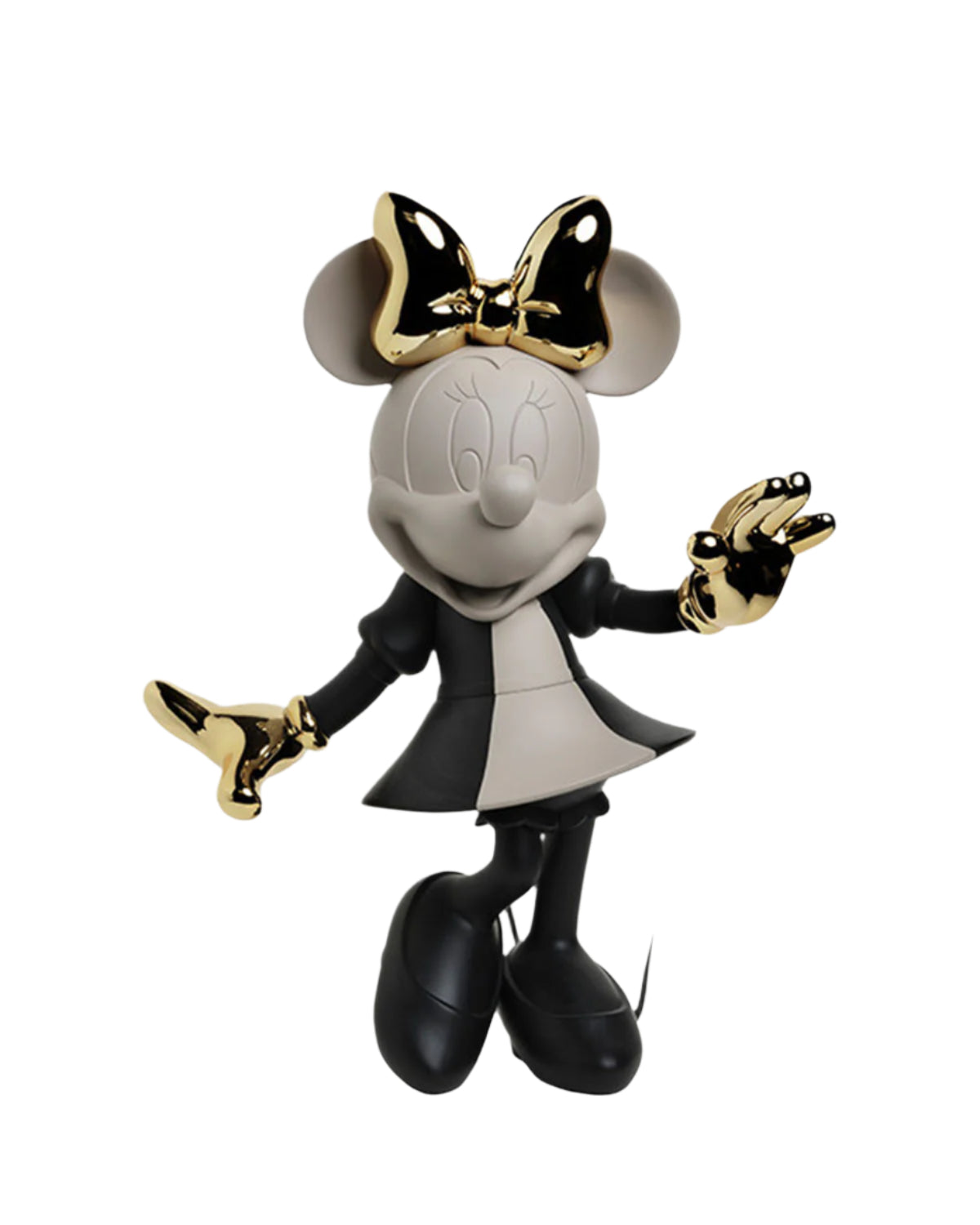 Minnie Mouse Hoppen Taupe, Black & Gold 12in