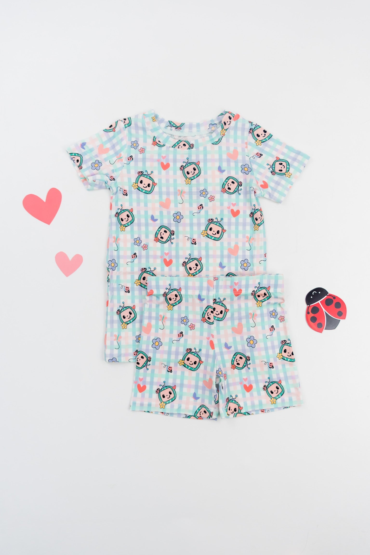 Dream Big Little Co X Cocomelon Springtime Melon Dream Short Set