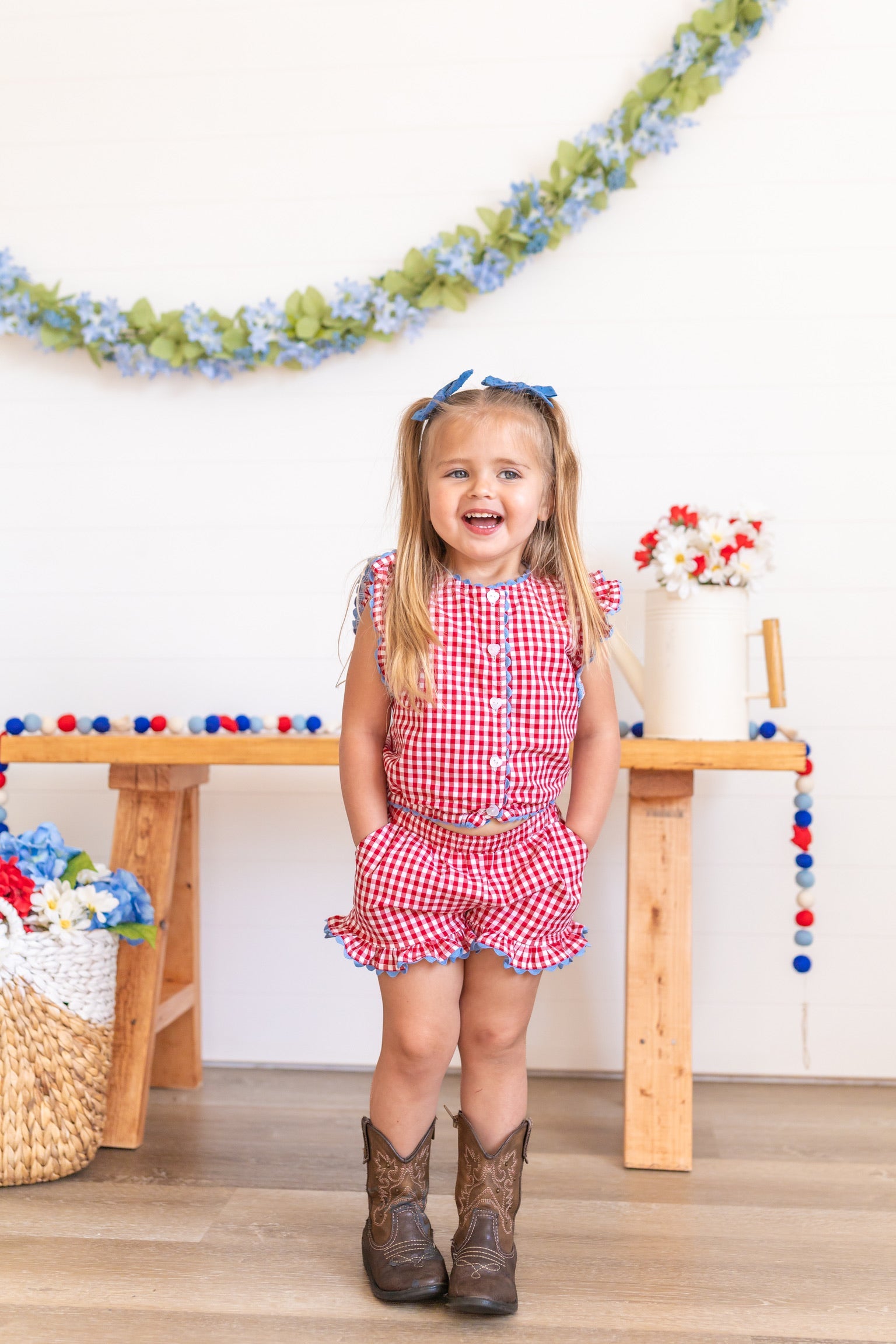 All American Gingham Set