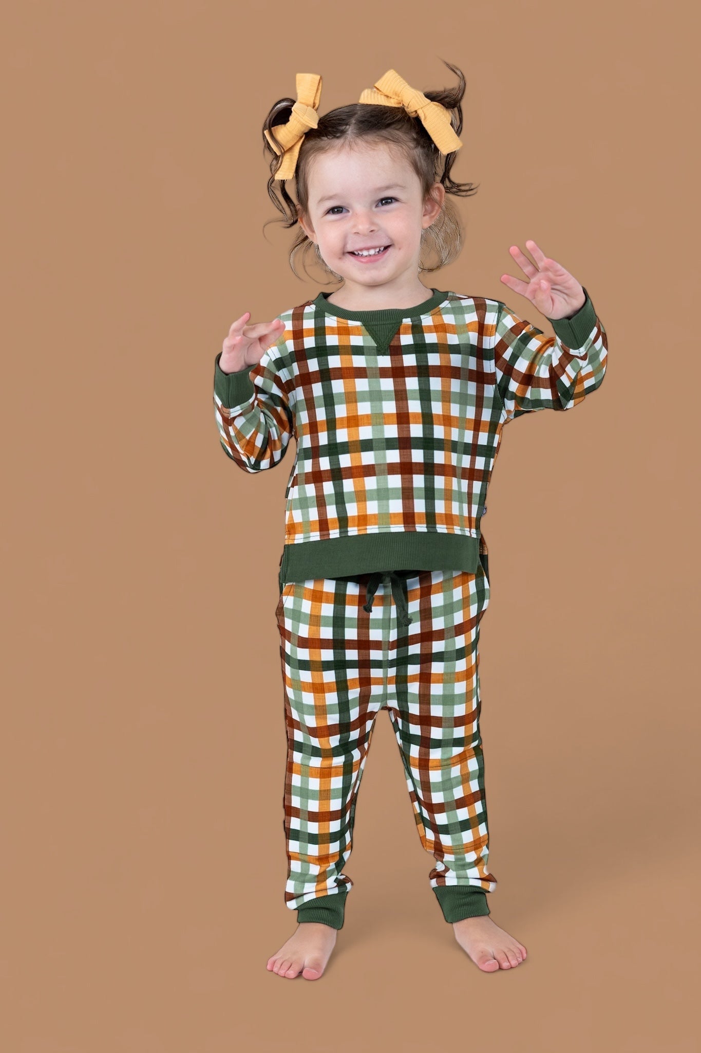 Autumn Plaid Dream Jogger