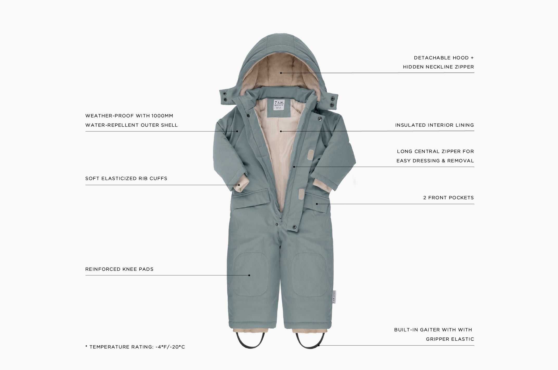 Snowsuit Grand - Benji Plush 1t-7y