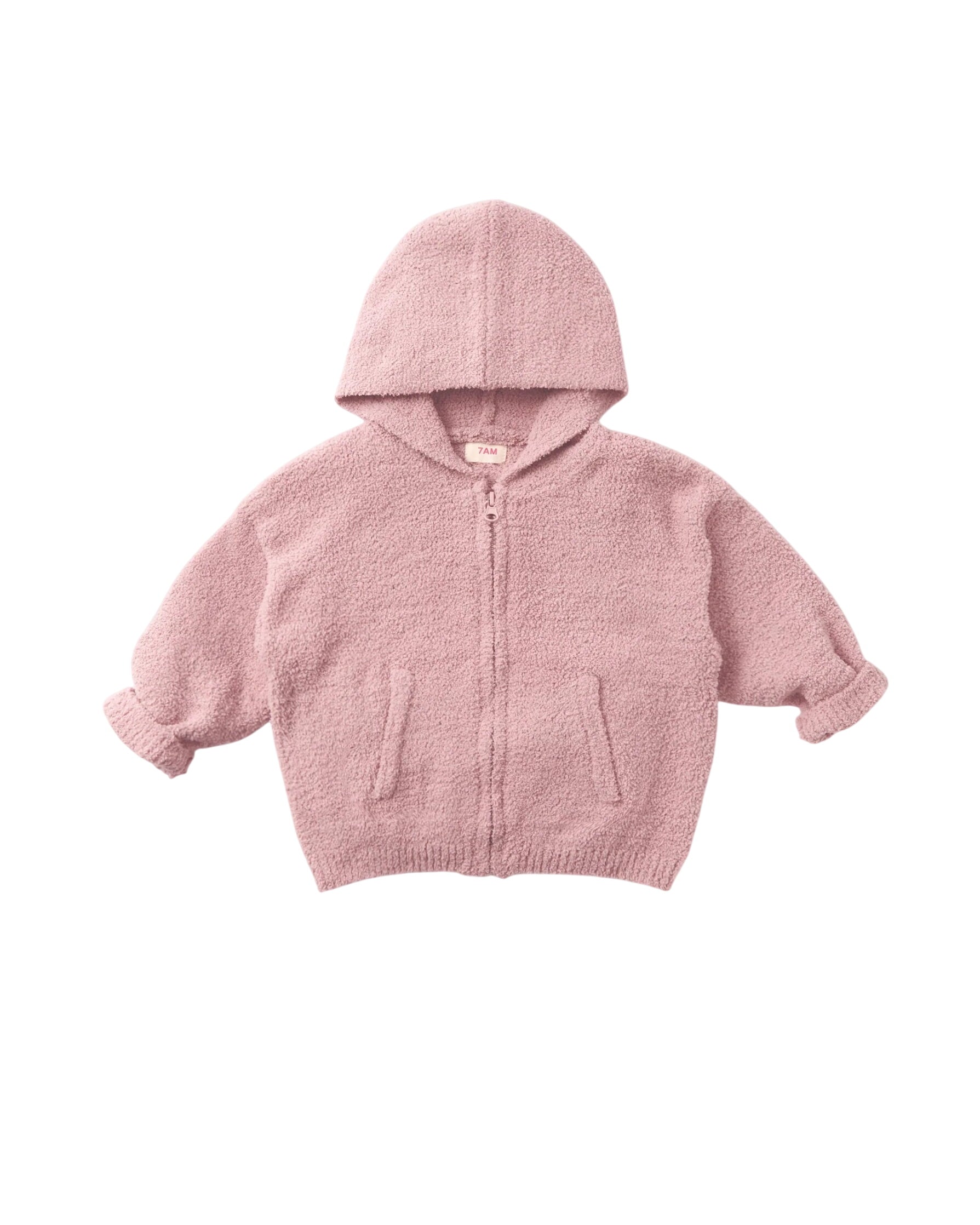 Zip Up Hoodie - Fuzzy