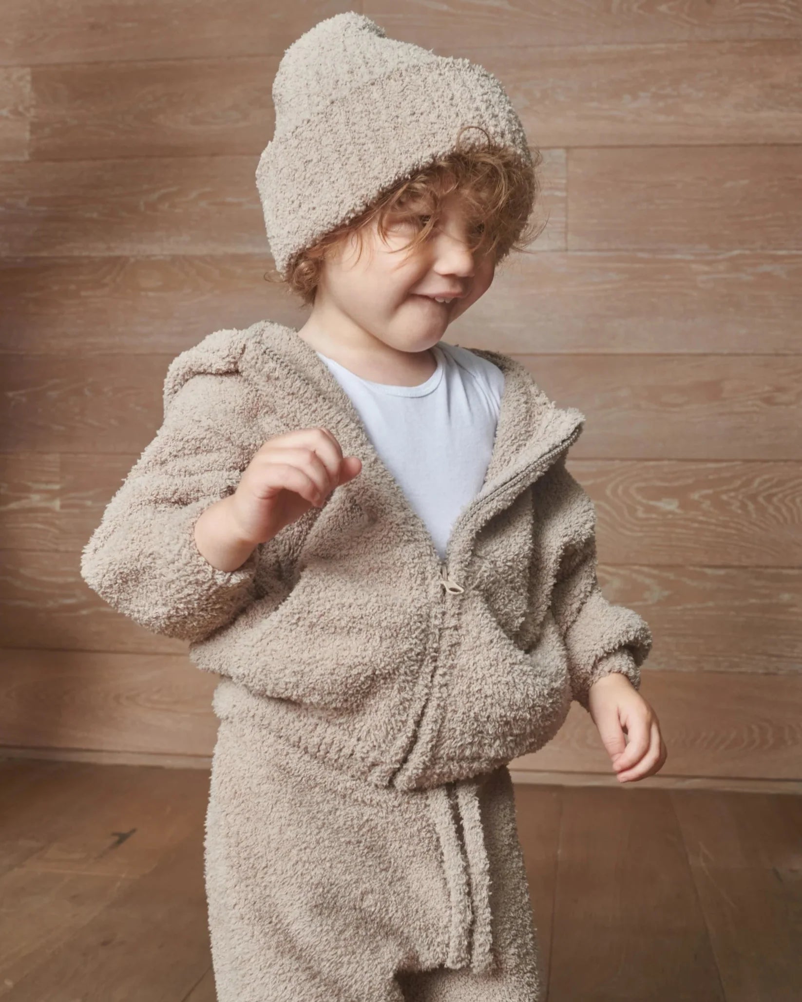 Zip Up Hoodie - Fuzzy