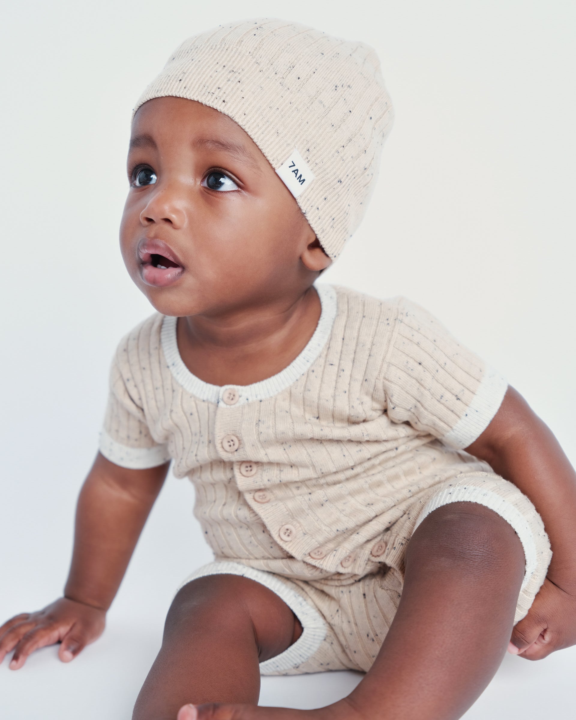 Cotton Beanie - Ribbed