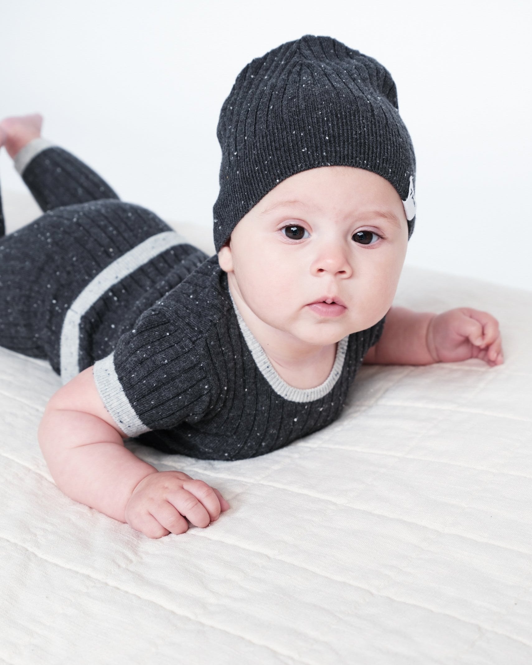 Cotton Beanie - Ribbed