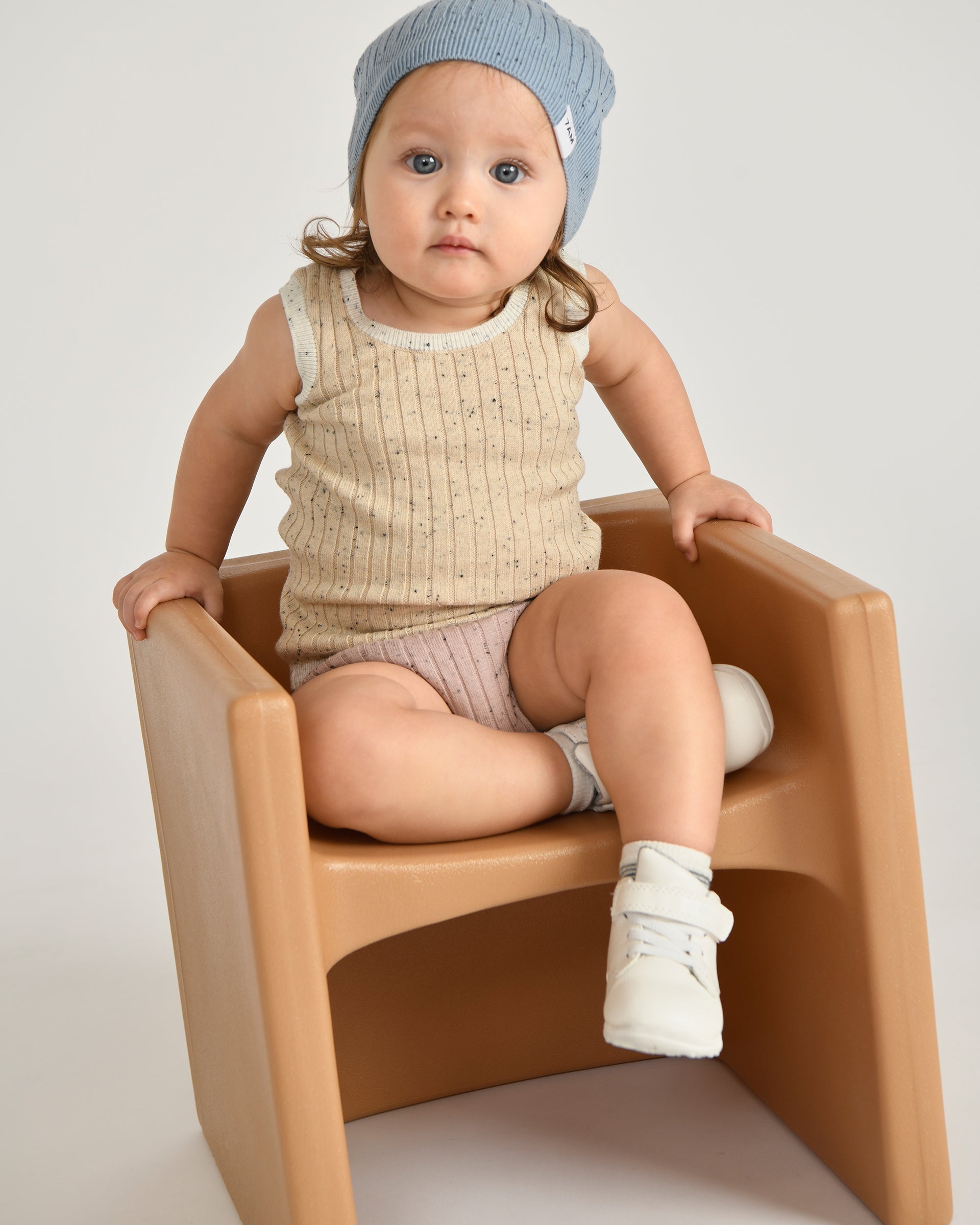 Cotton Beanie - Ribbed