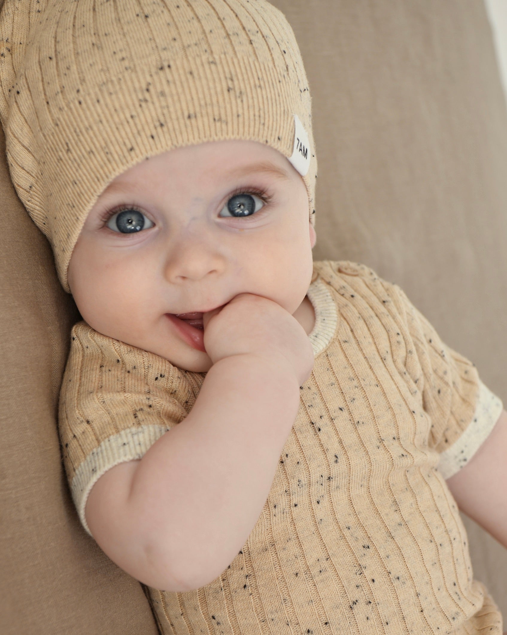 Cotton Beanie - Ribbed