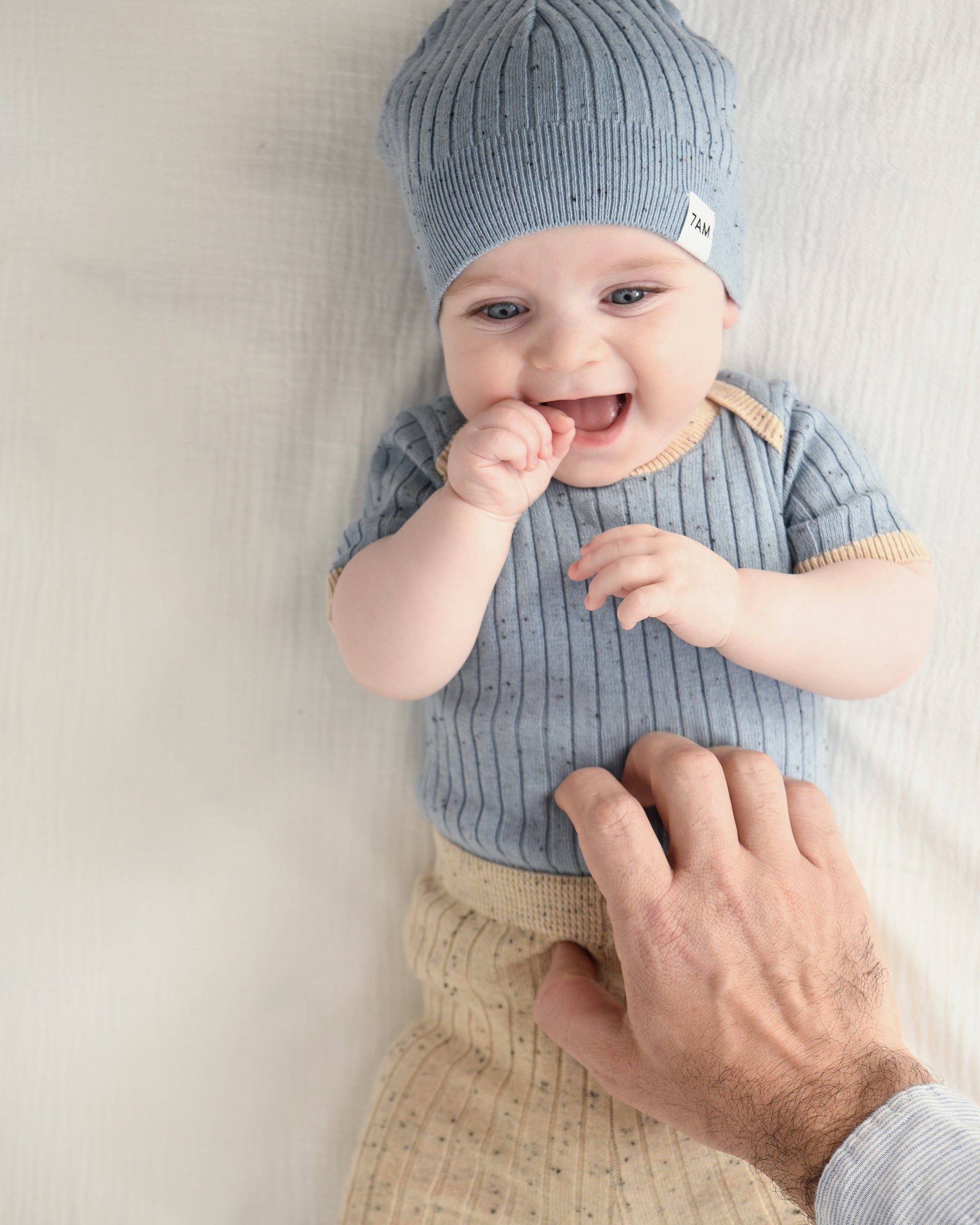 Cotton Beanie - Ribbed