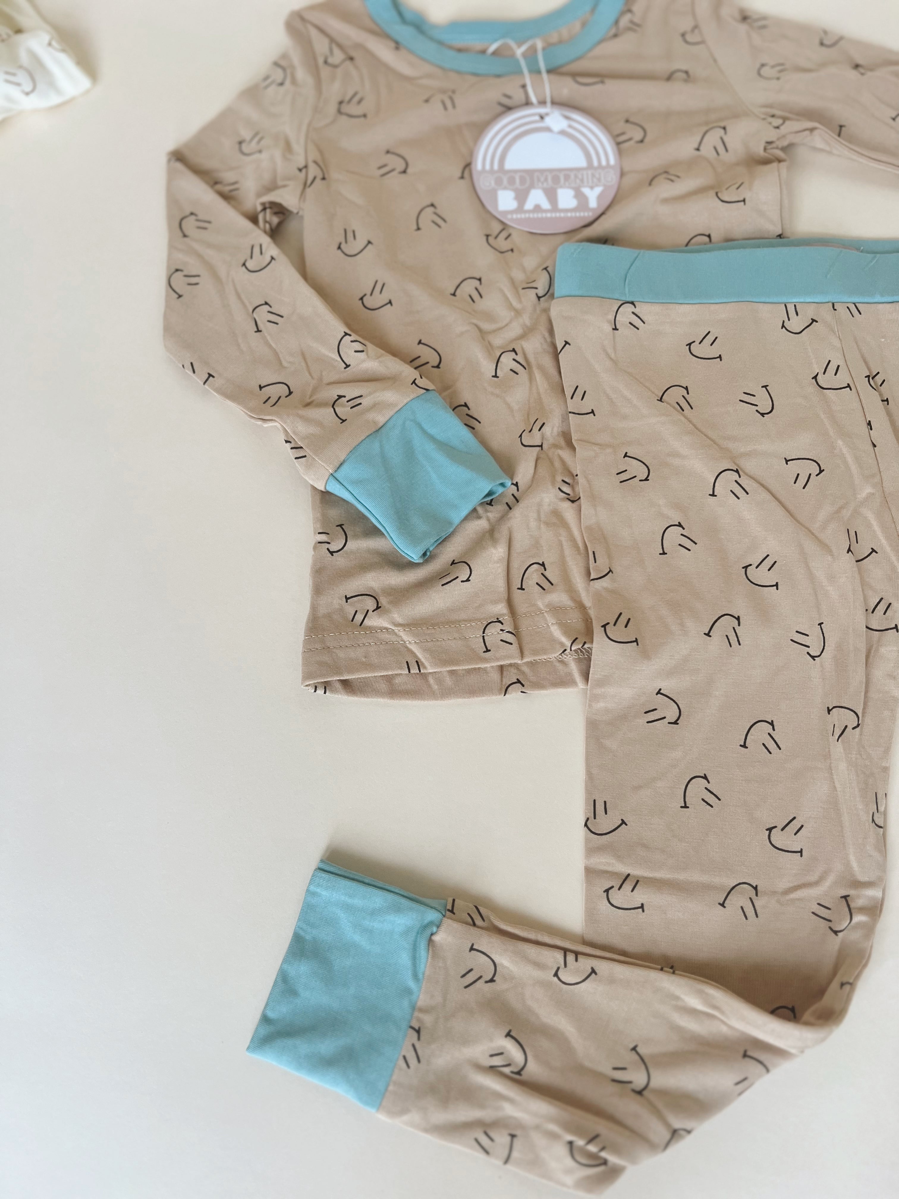 Smiley Bamboo Two Piece Set