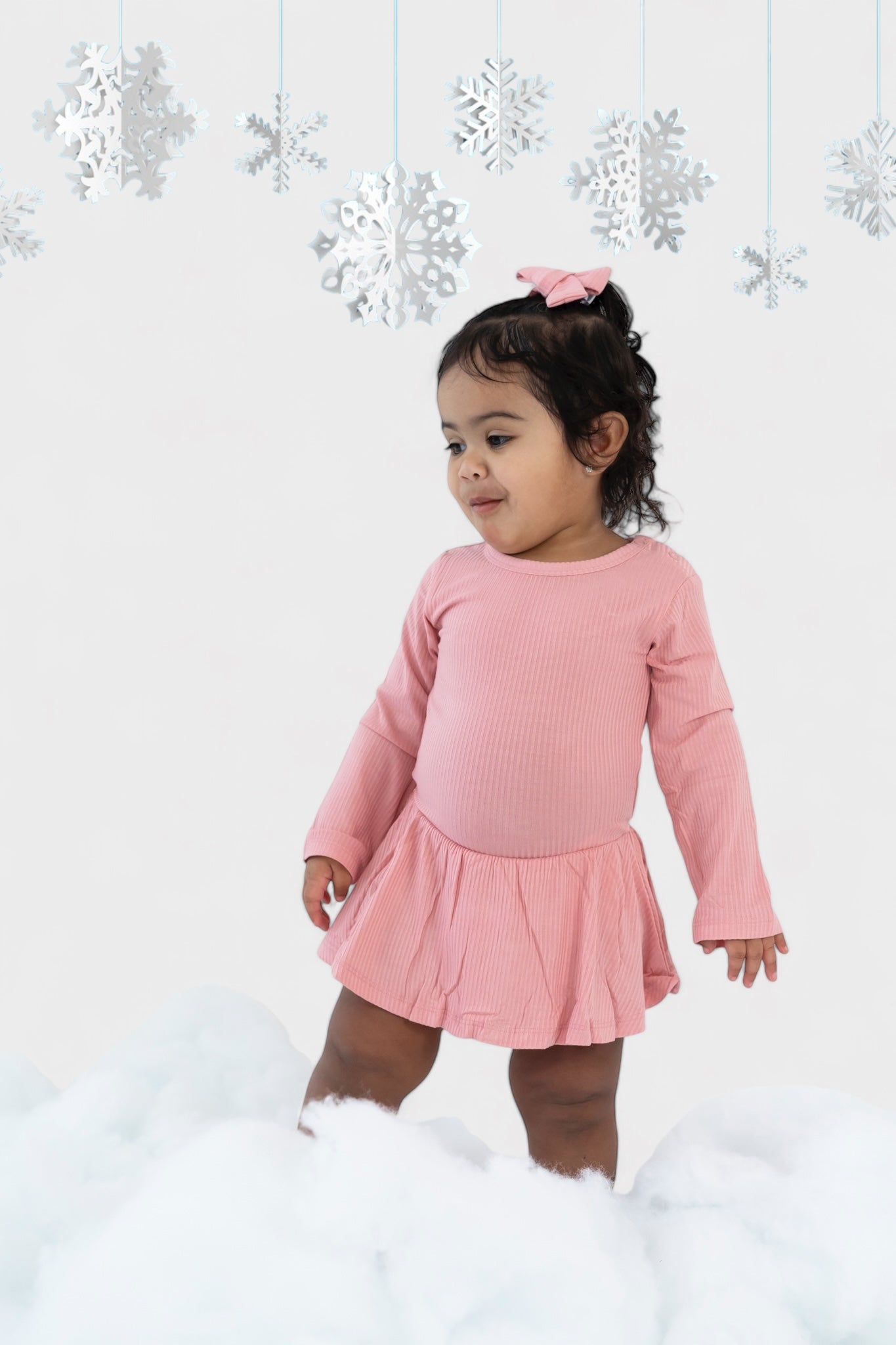 Mauve Rib Dream Bodysuit Dress