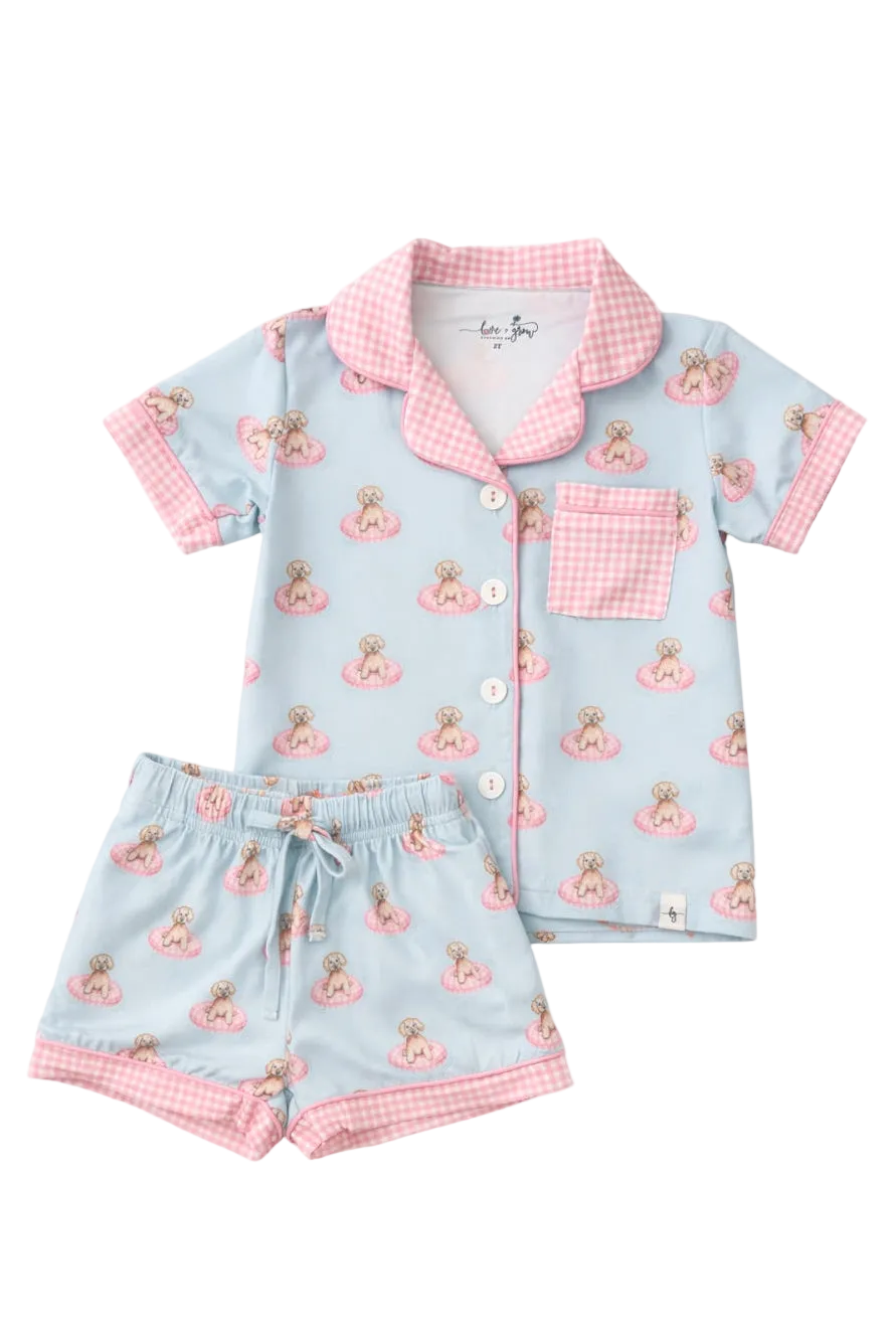 Pink Poolside Pups Comfort Set