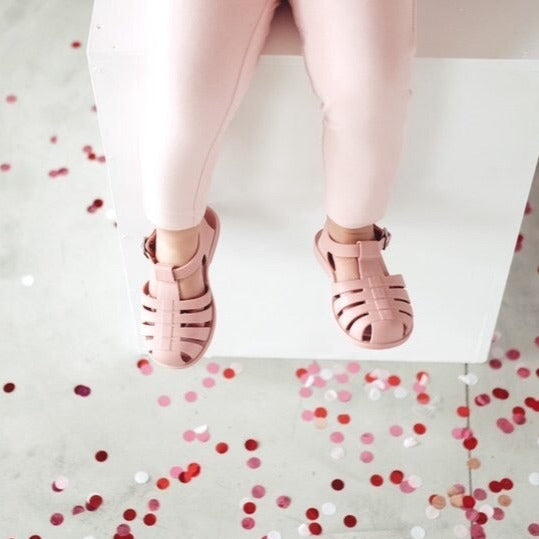 Toddler Jelly Sandals in Pink Blush - Top To Tail