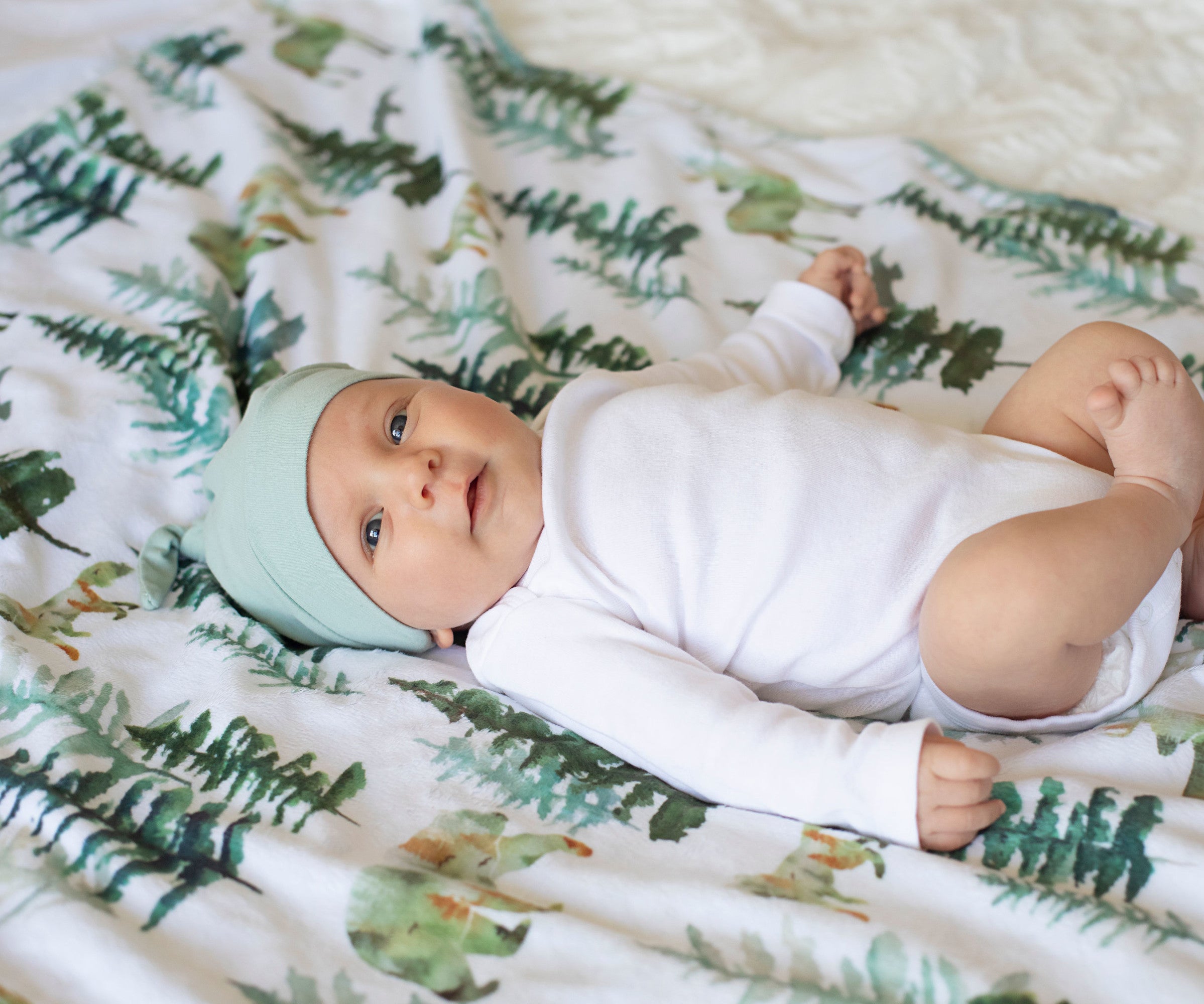 In The Woods Minky Baby Blanket