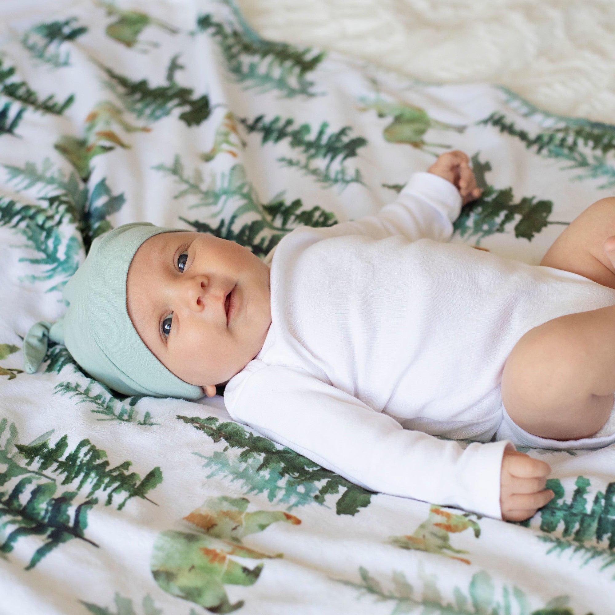 In The Woods Minky Baby Blanket