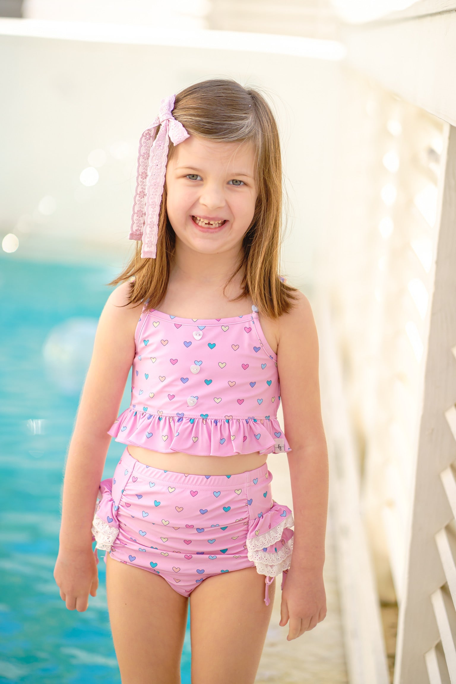 Beaded Candyland High Waisted Bikini