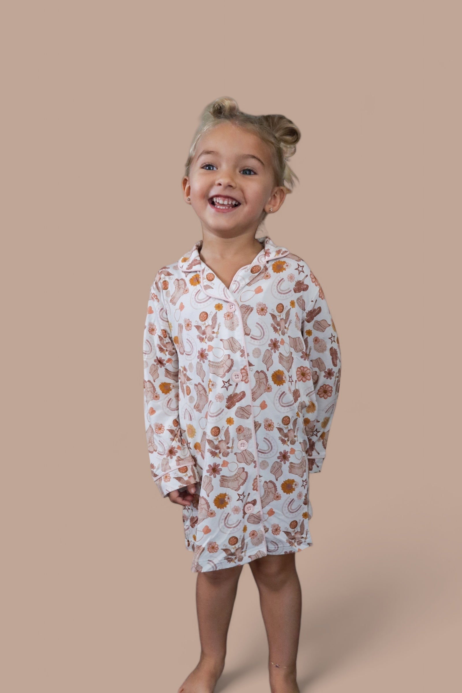 Flowers And Boots Girl's Dream Gown