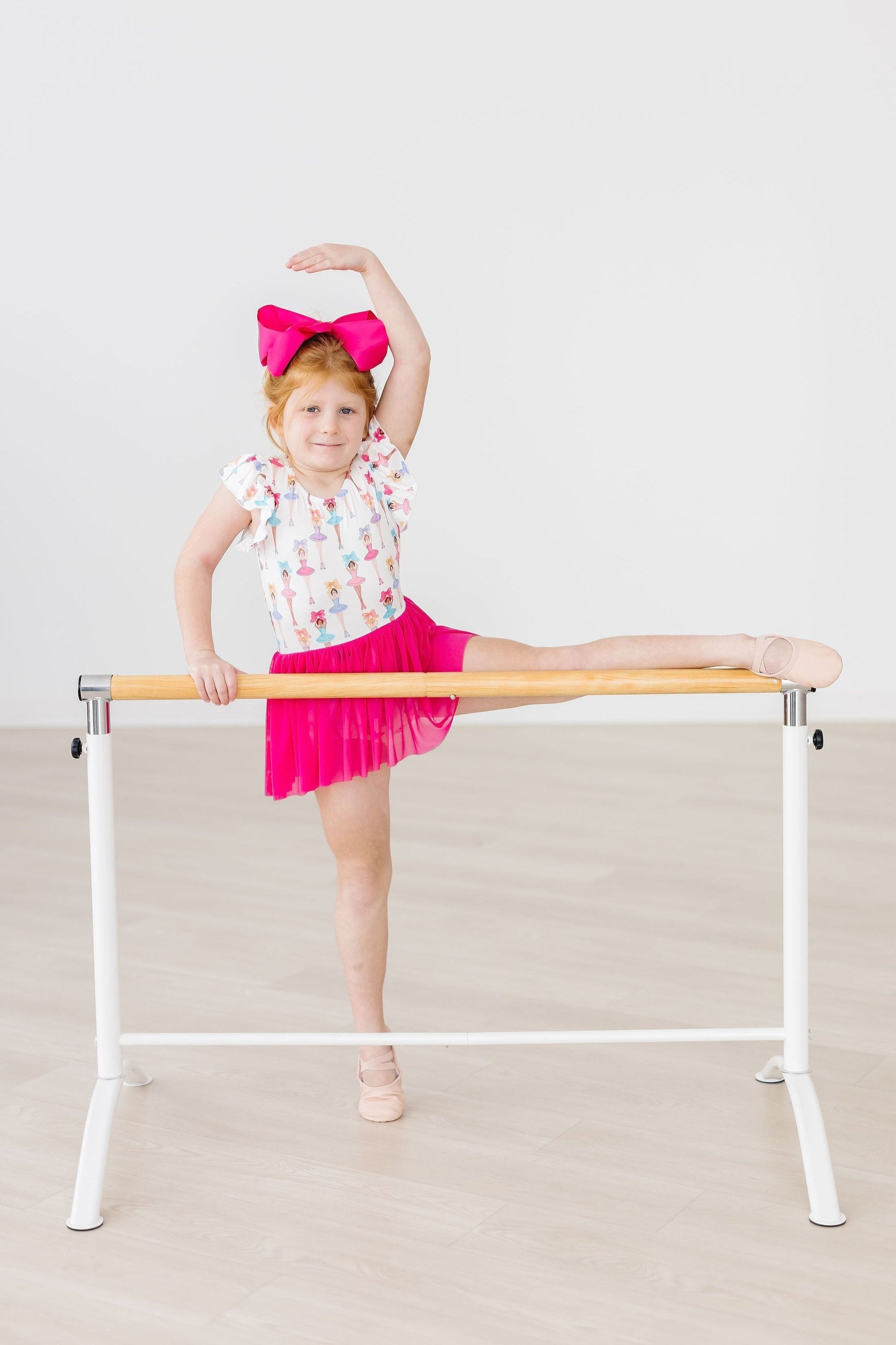 Ballerina Bows S/s Twirl Leotard