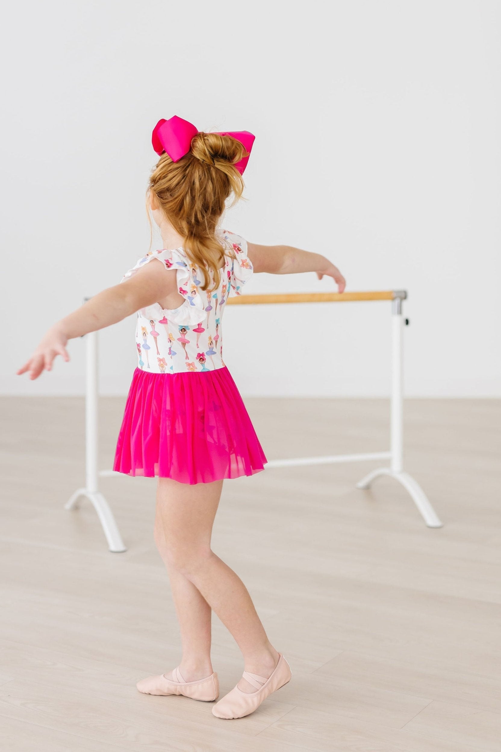 Ballerina Bows S/s Twirl Leotard