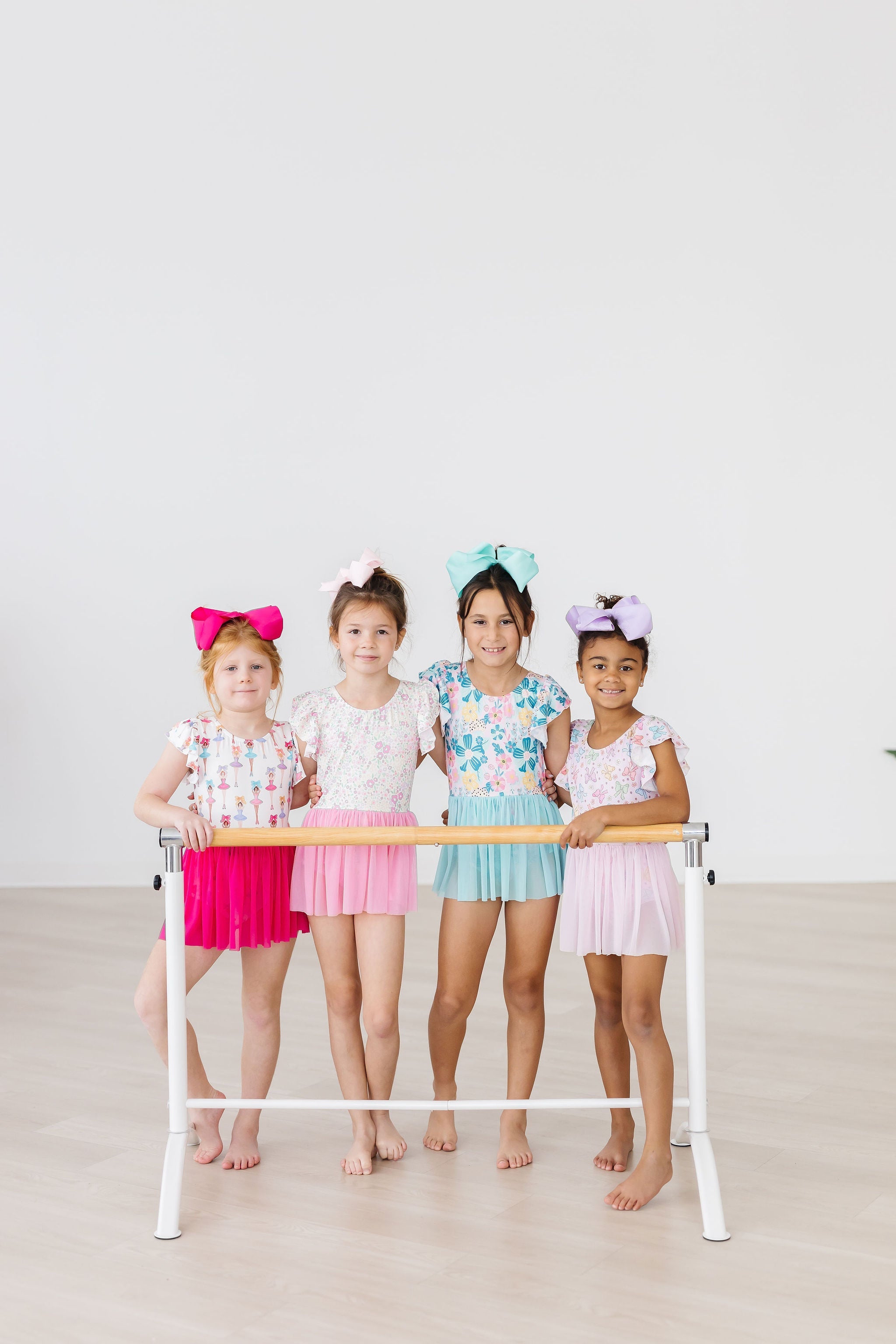 Ballerina Bows S/s Twirl Leotard