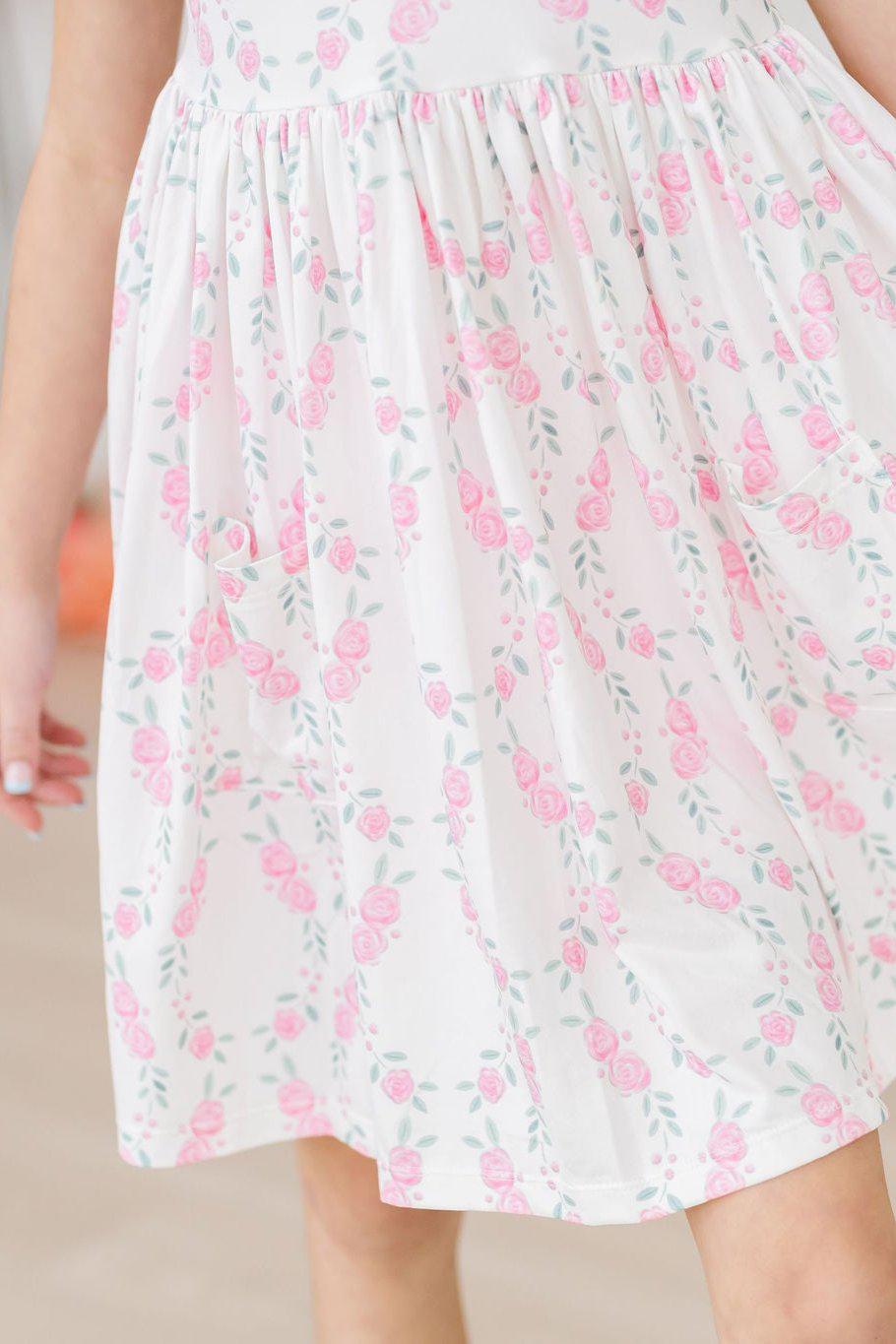 Rosie Posie S/s Pocket Twirl Dress