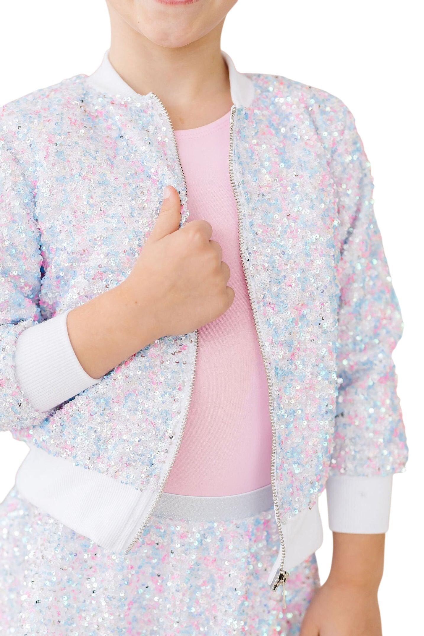Cotton Candy Sequin Jacket