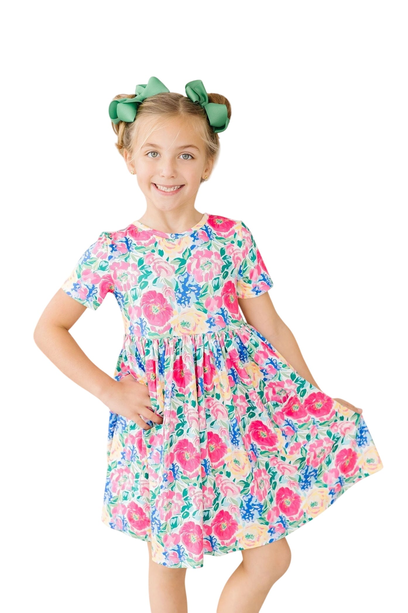 Wildflower Wishes S/s Pocket Twirl Dress