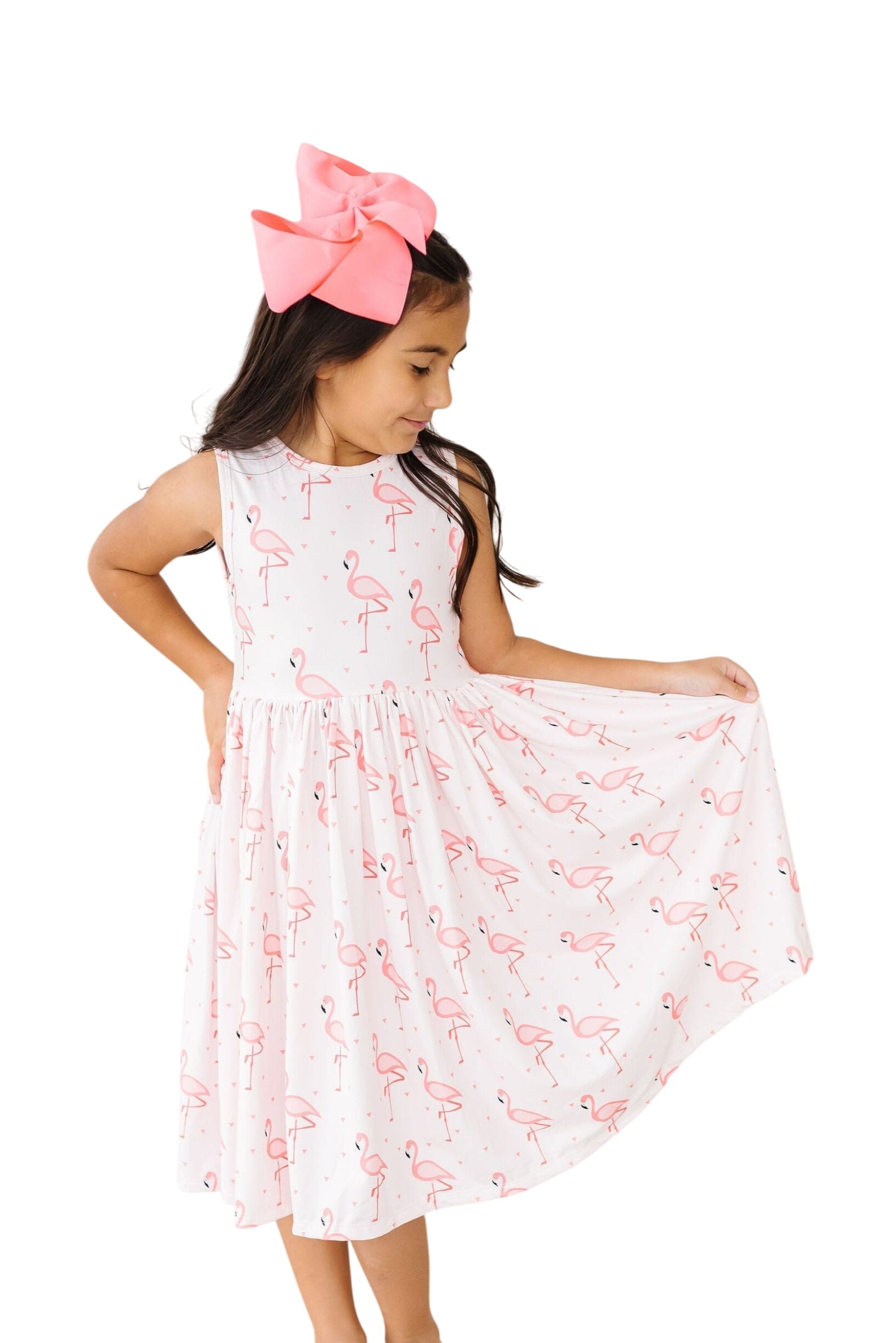 Pink Paradise Tank Twirl Dress