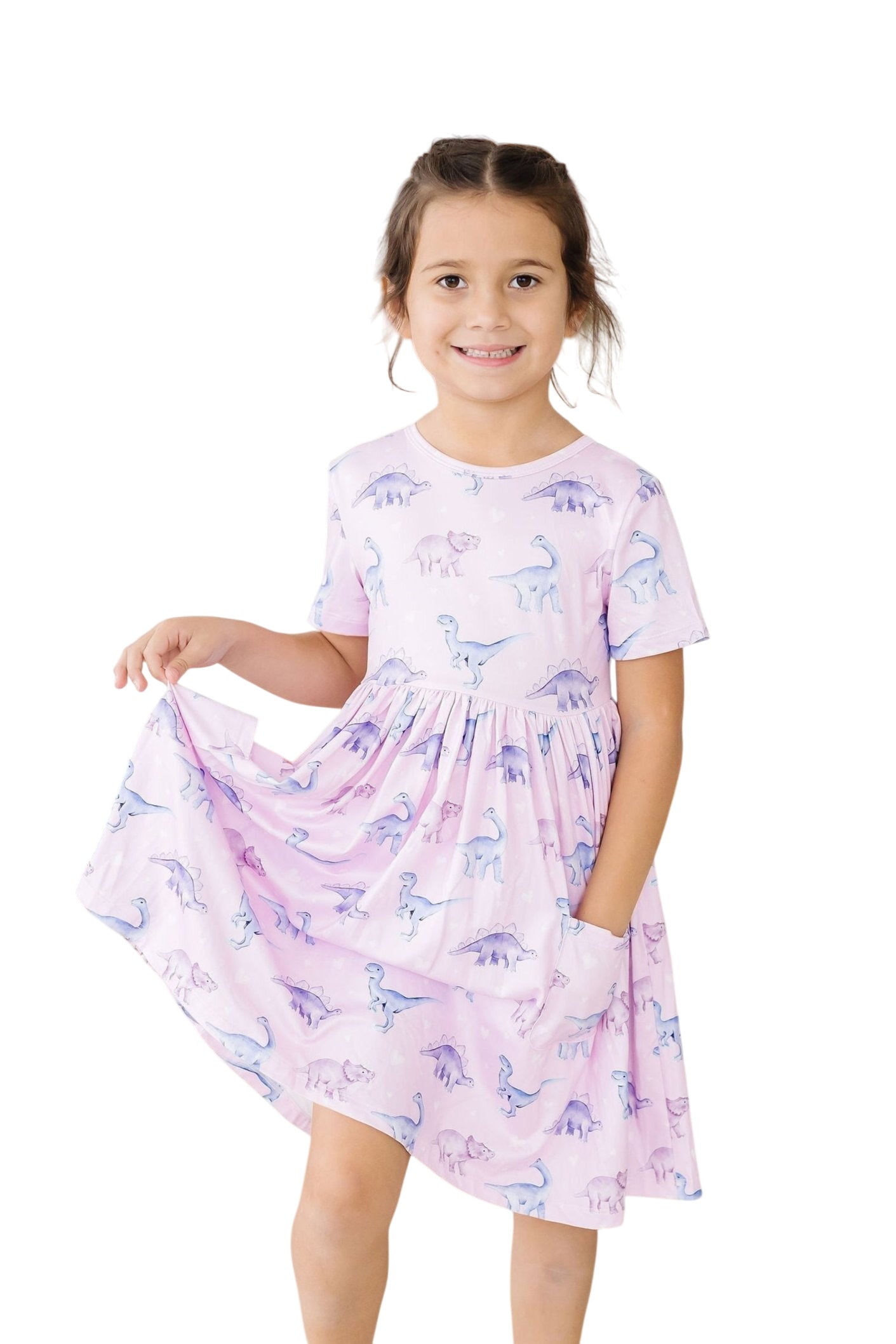 Jurassic Joy S/s Pocket Twirl Dress