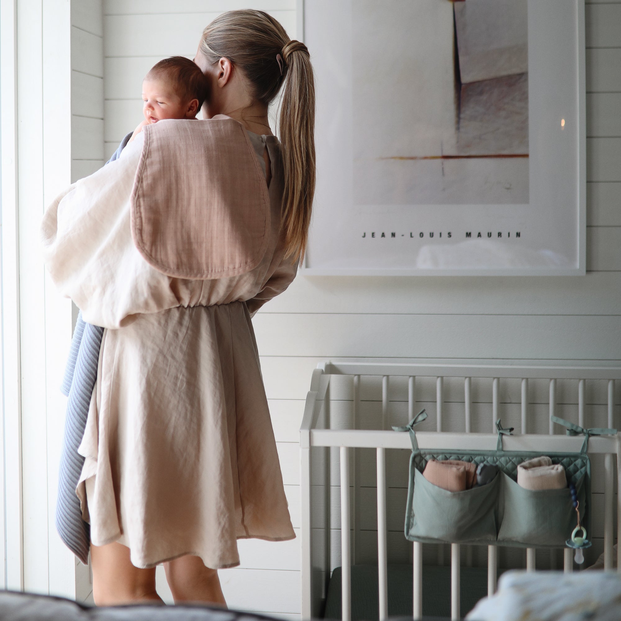 Organic Cotton Muslin Burp Cloth 2-pack