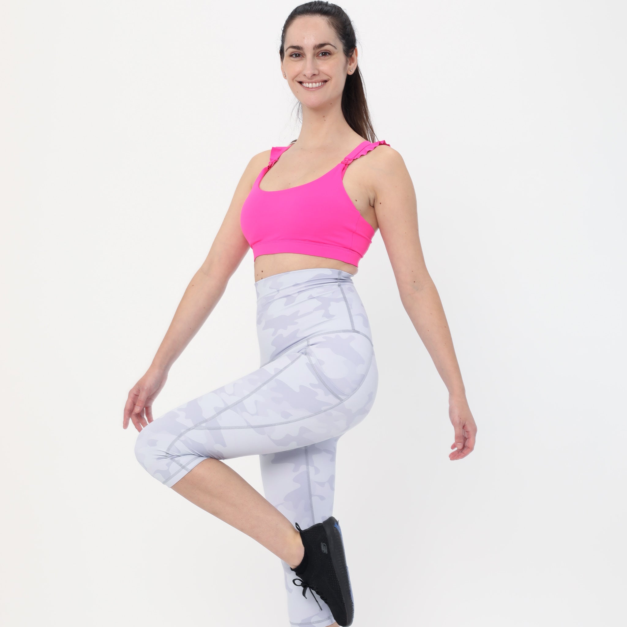 Madison - Medium Support Nursing Sport Bra (dragon Fruit)