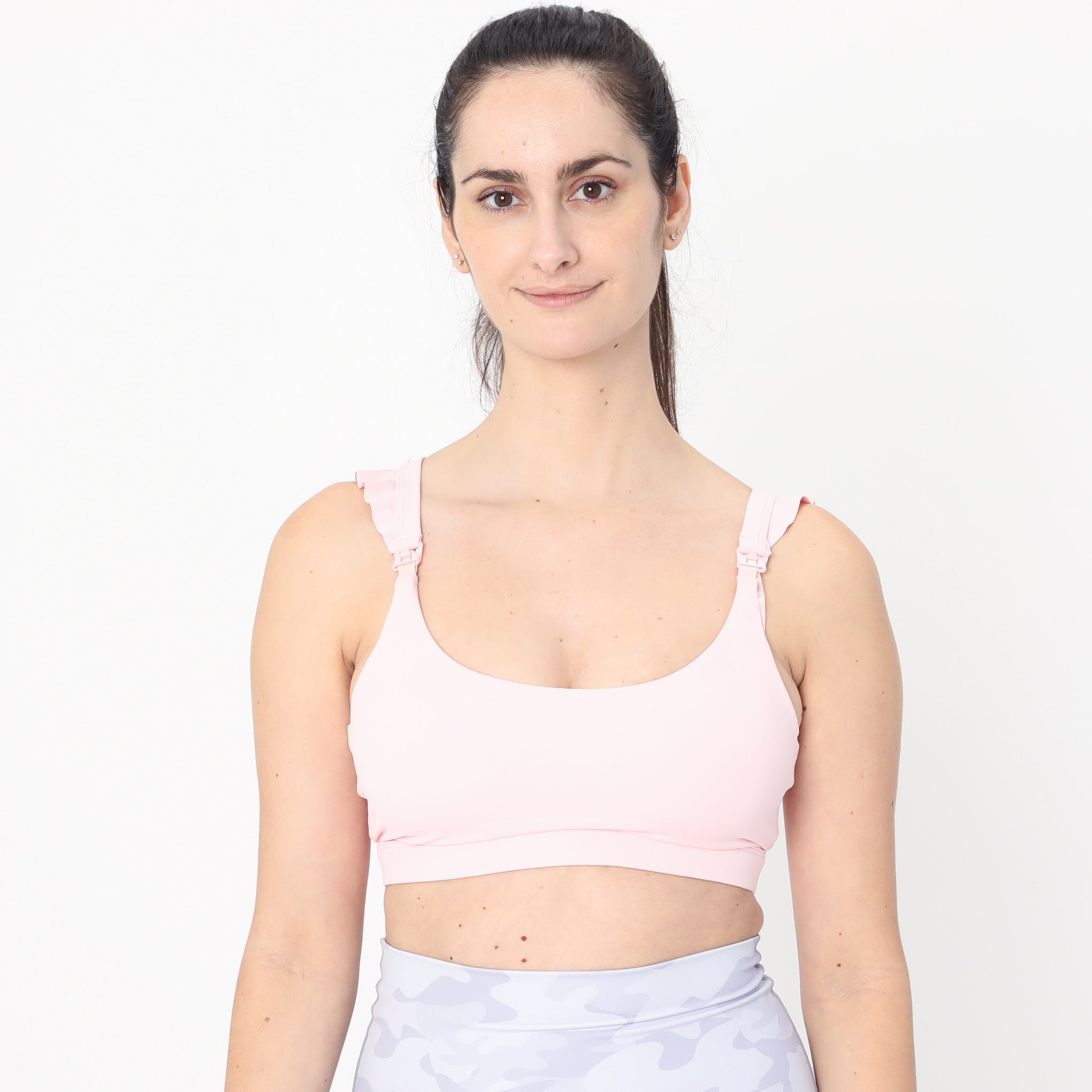 Madison - Medium Support Nursing Sport Bra (blush Pink)