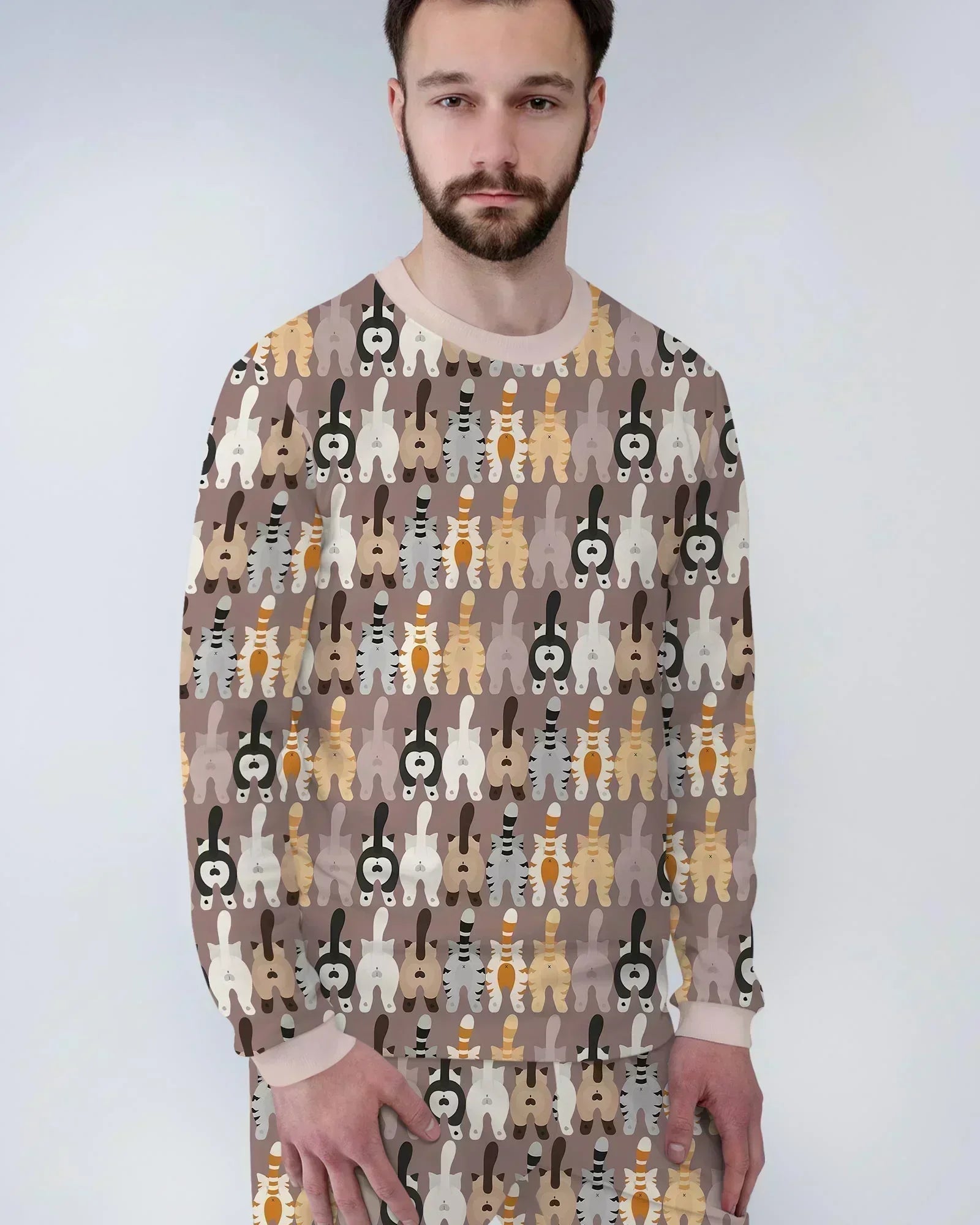 Cheeky Tails Bamboo Men's Pajama Set
